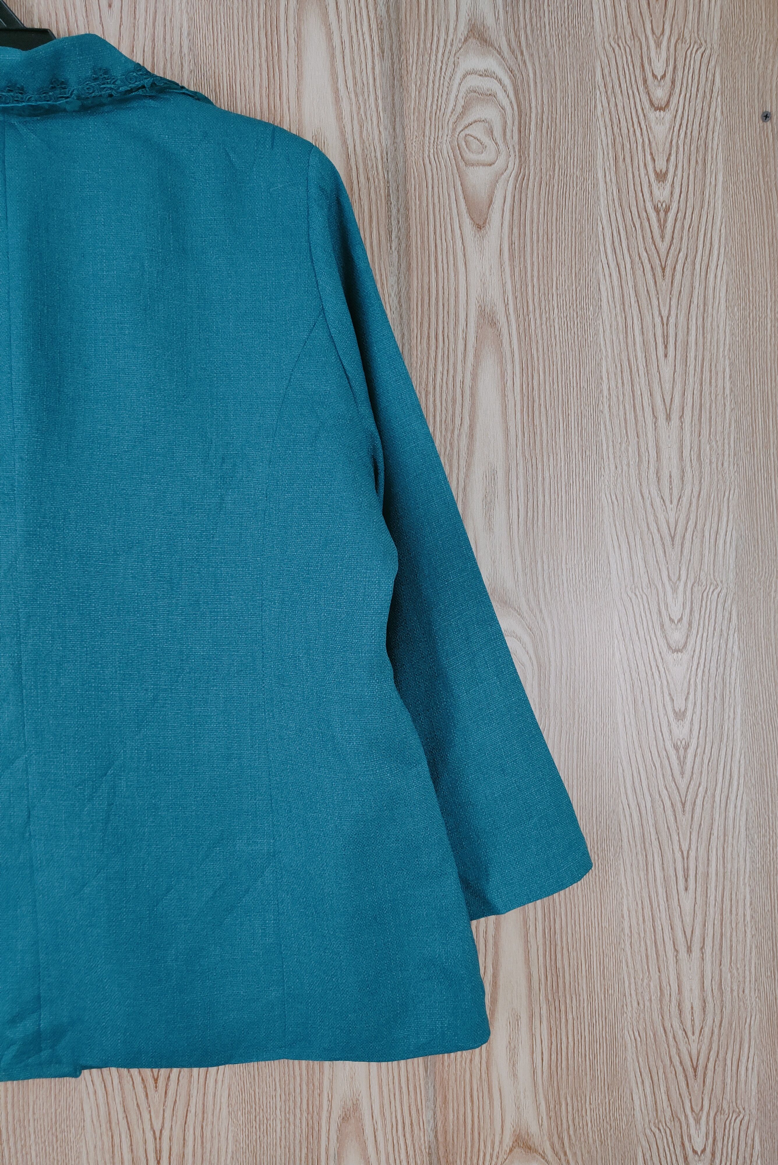 Japanese Brand × Vintage Sun Wind Emerald Blazers (Luxury Classic Art Design) Size L / US 10 / IT 46 - 10 Thumbnail