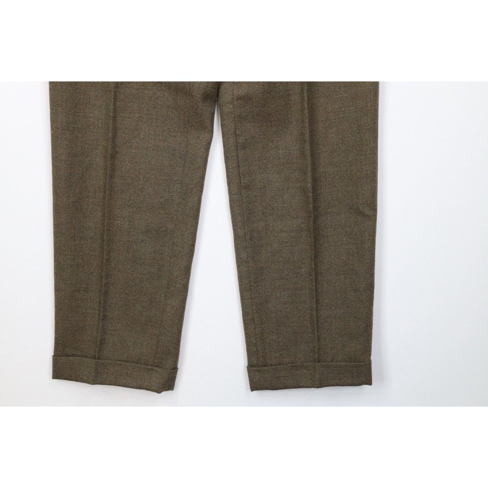 Vintage Vintage 60s Streetwear Wool Tweed 2 Piece Suit Wedding Size 38R - 17 Thumbnail
