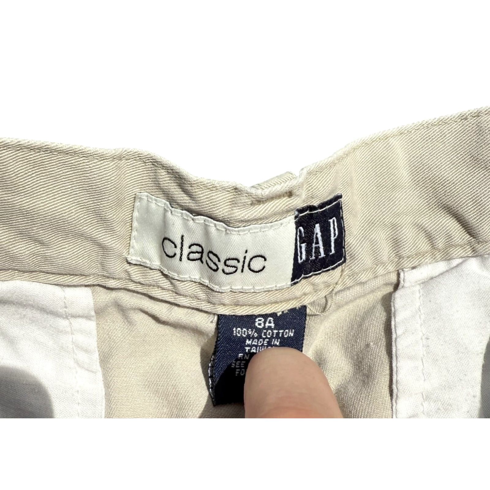 Gap VINTAGE Gap Chino Pants Womens Size 8A Beige Classic Khaki Pants Chino Womens Regular Size 8 A Size 30" / US 8 / IT 44 - 6 Thumbnail