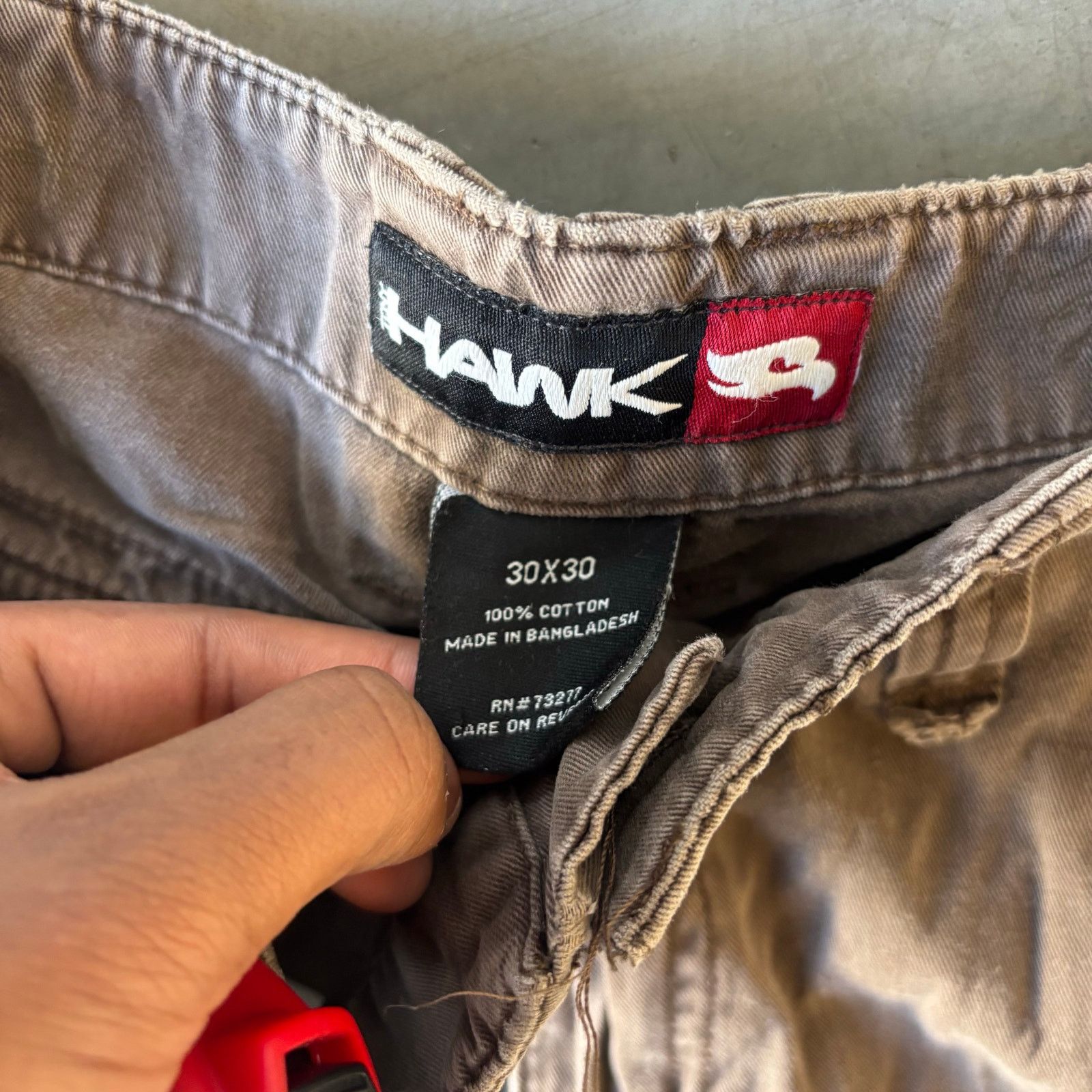 Tony Hawk Vintage Brown Earthtone Distressed Utility Cargo Pants Size US 30 / EU 46 - 5 Thumbnail