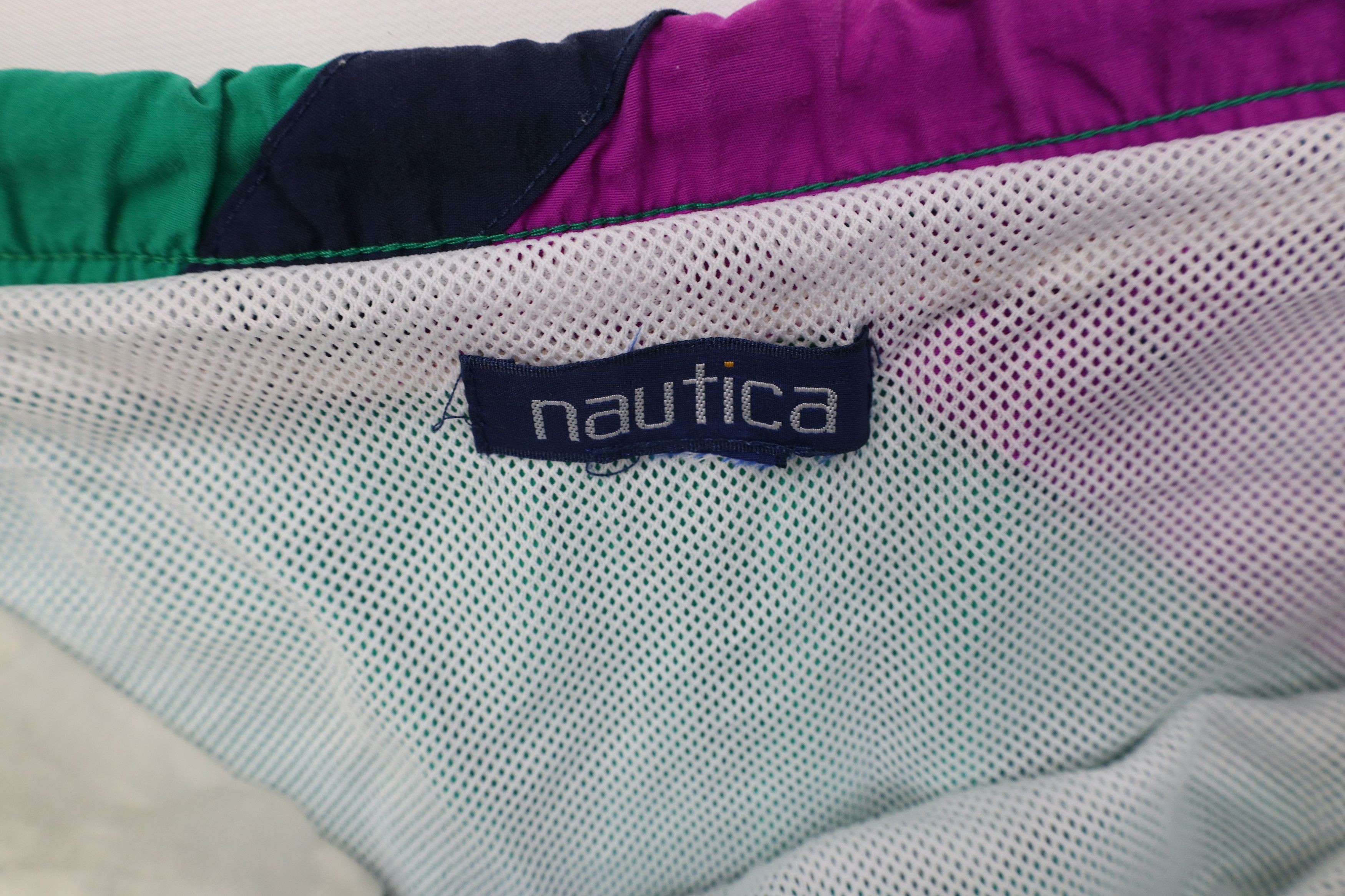 Nautica AS IS Vintage 90s Nautica Beach Sailing Lined Shorts Trunks Size US 38 / EU 54 - 8 Thumbnail