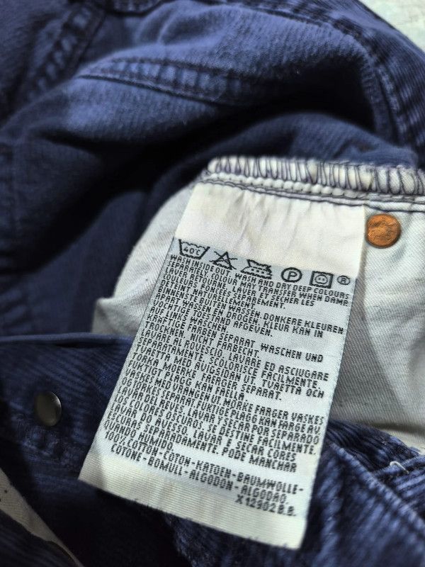 Levi's Vintage Clothing vintage 96 made in italy levis corduroy 551 white tab 31x32 Size US 29 - 7 Thumbnail