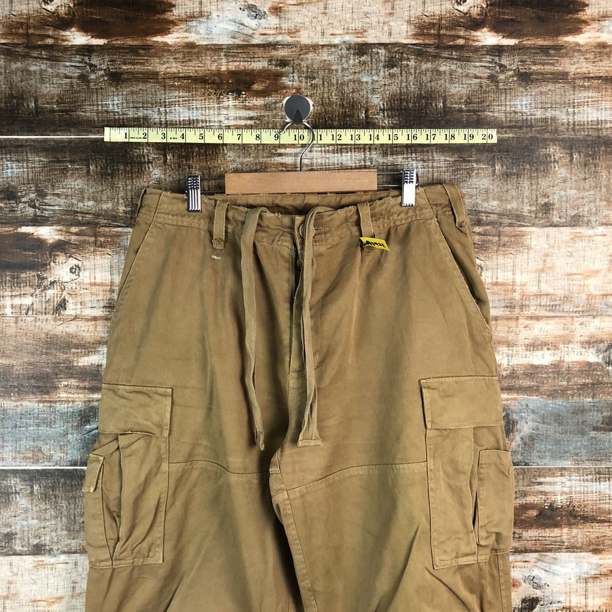 Japanese Brand Arme Brown Cargo Multipocket Pants #A1921 Size US 31 - 4 Thumbnail