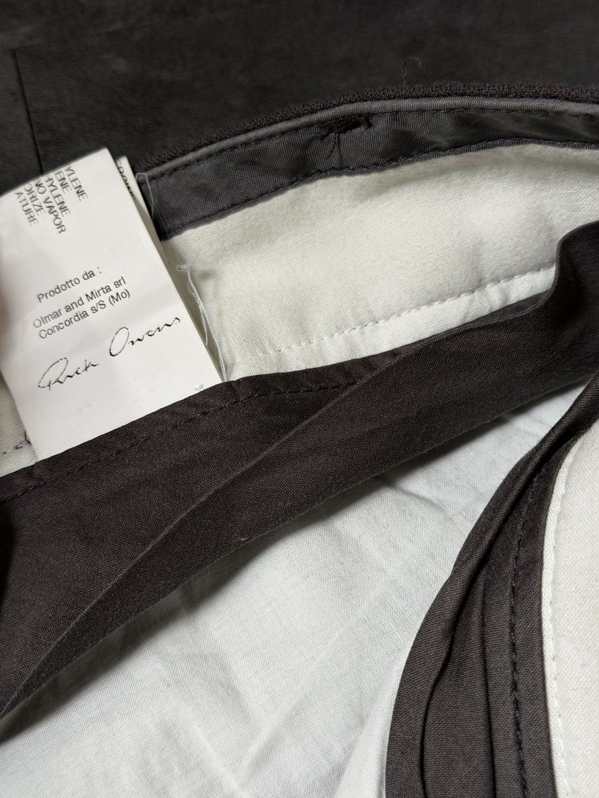 Rick Owens F/W 10 "GLEAM" Cropped Pleated Runway Wool Pants Size US 32 / EU 48 - 15 Thumbnail