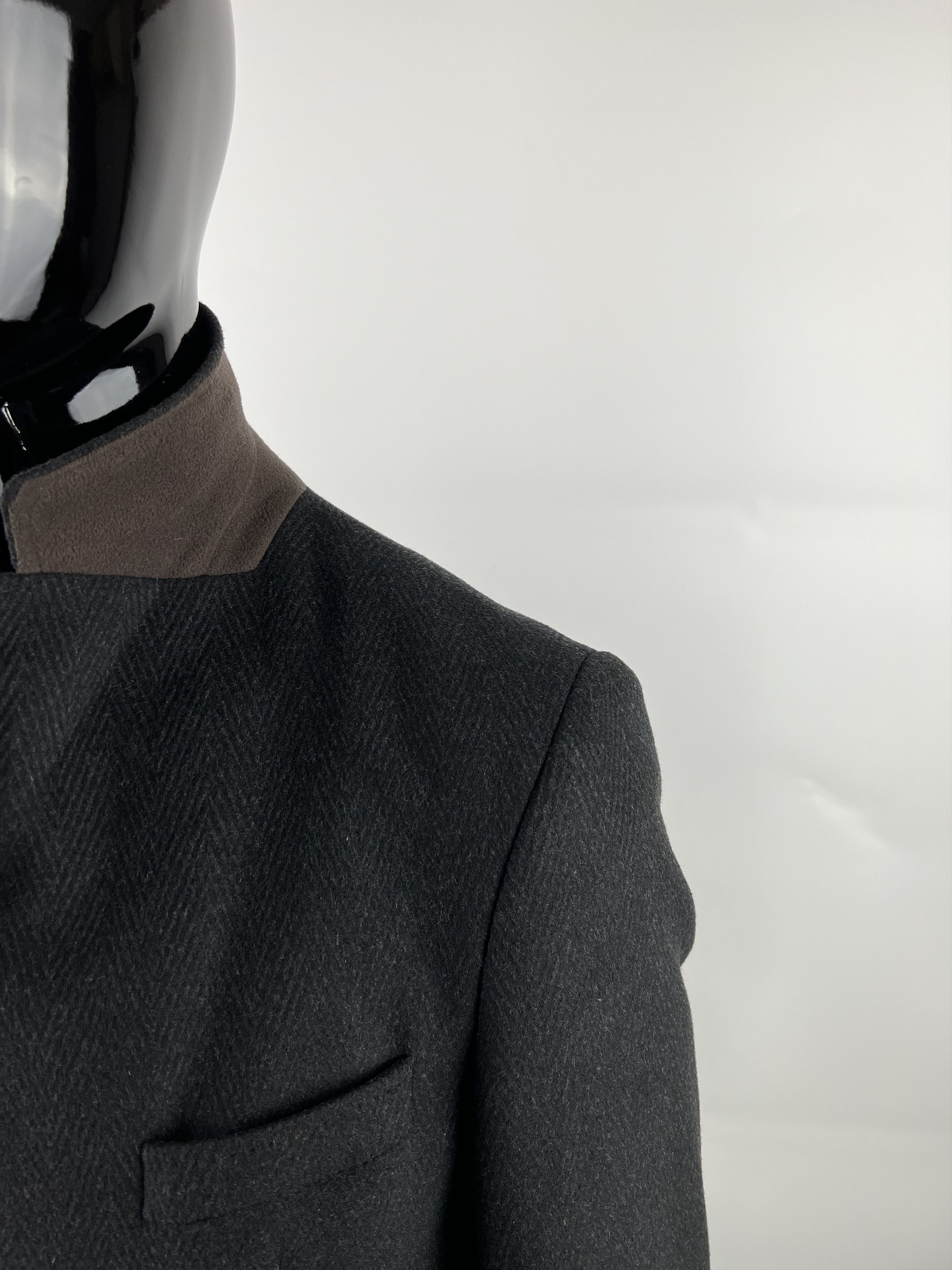 Other Roy Robson Men's Gray Wool Cashmere Heavy Coat Size 50 Size US M / EU 48-50 / 2 - 5 Thumbnail