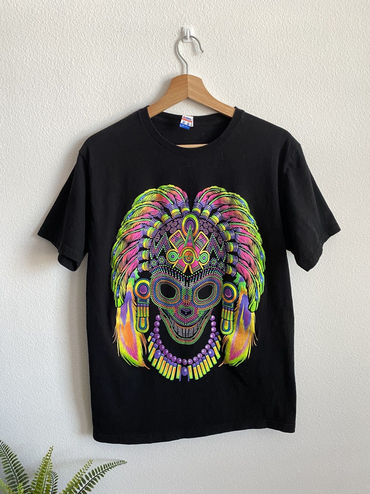 Vintage Y2K Skull Mask Tee Size US M / EU 48-50 / 2 - 1 Thumbnail