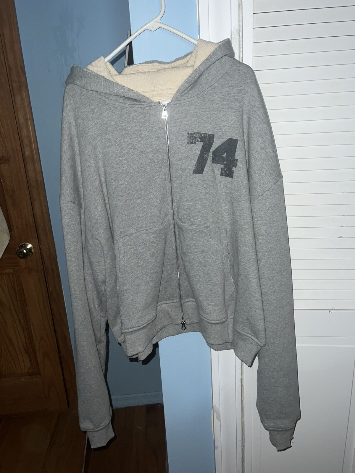 74 Is War 74 is War Collegiate Thermal Lined Zip Up Size US M / EU 48-50 / 2 - 3 Thumbnail