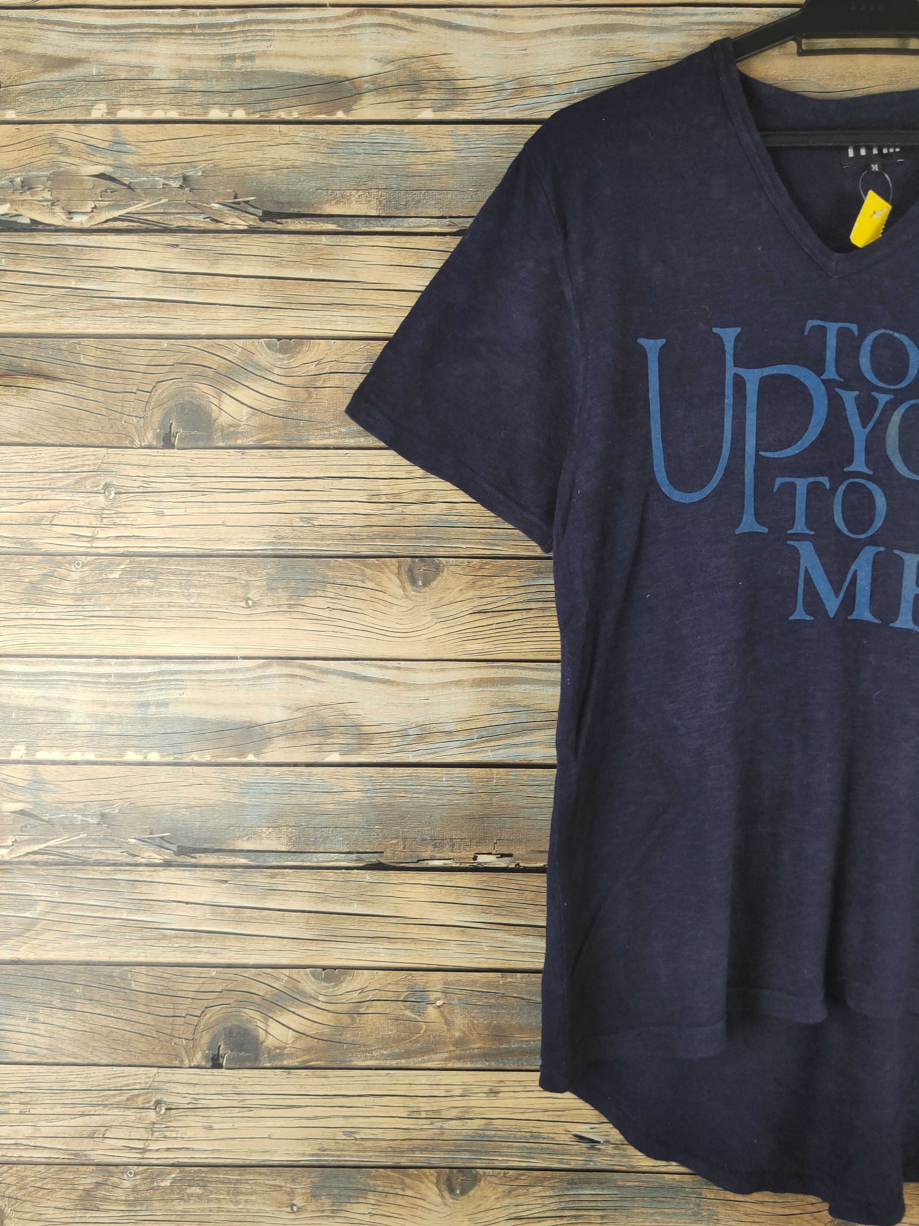 Japanese Brand DL PPFM Navy Short Sleeve T-shirt #2770 Size M / US 6-8 / IT 42-44 - 4 Thumbnail