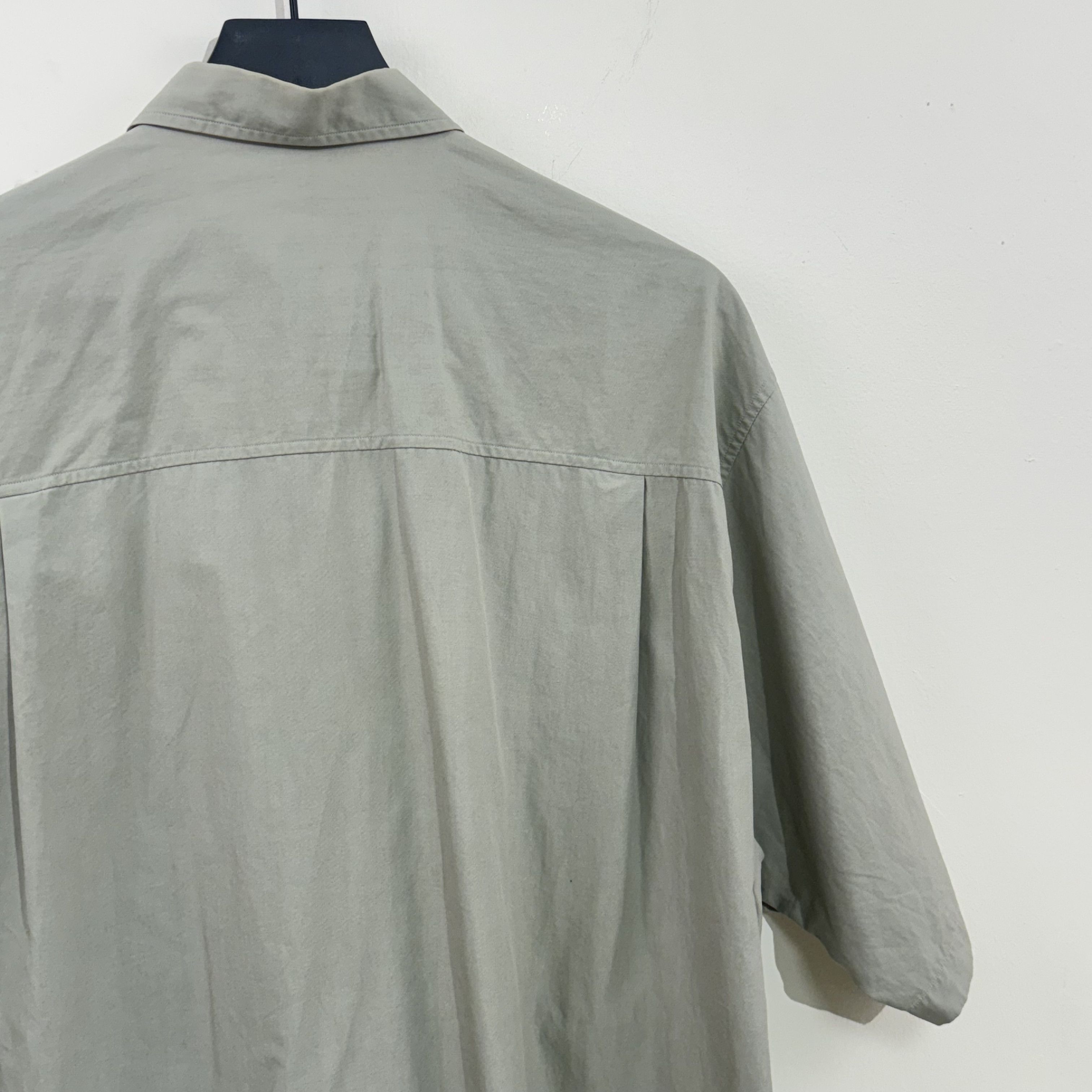 Auralee Auralee Washed Finx Twill Short Sleeve Shirt Size US L / EU 52-54 / 3 - 10 Thumbnail