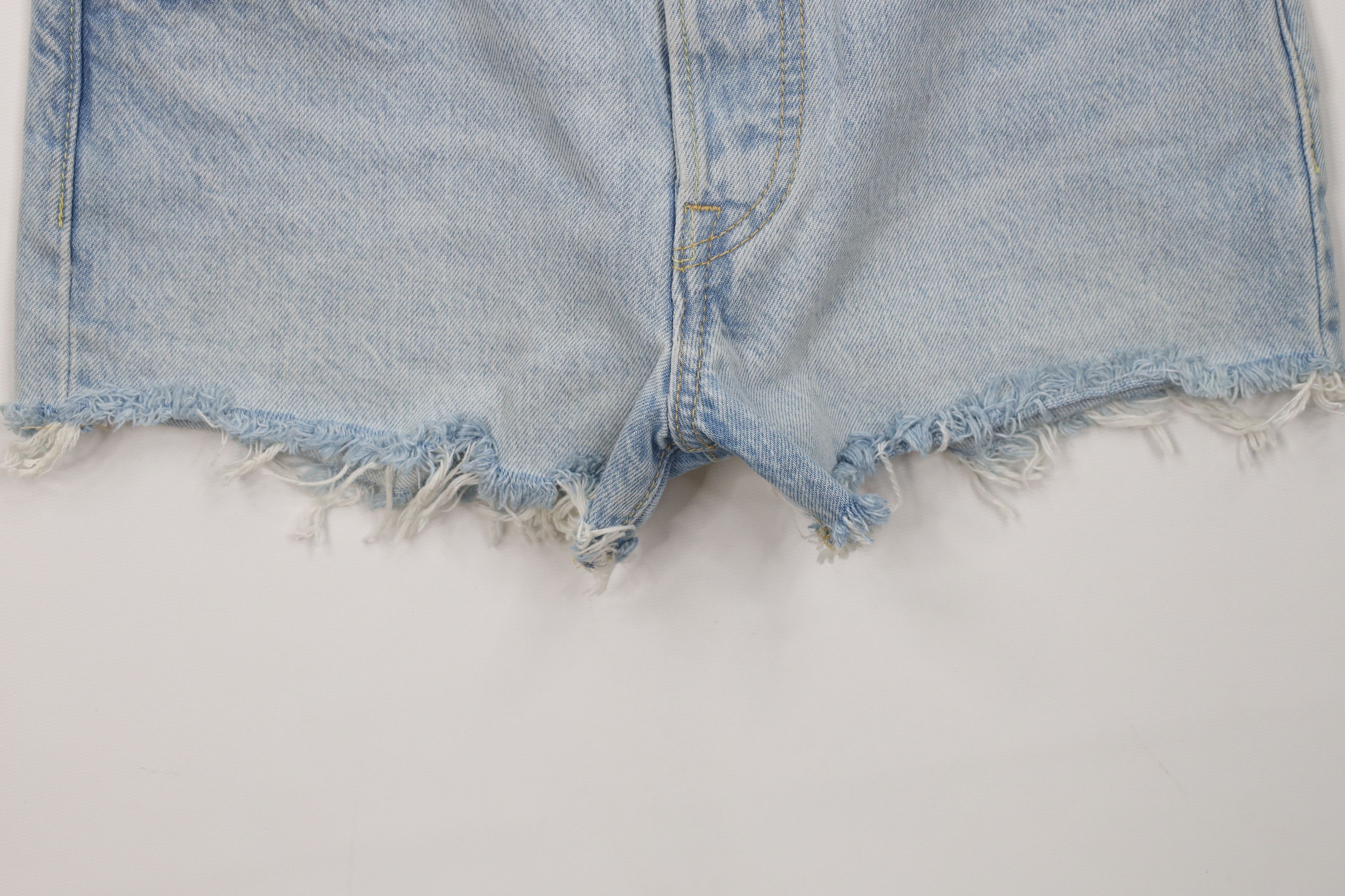 Levi's Vintage Y2K Levi 501xx Cut Off Denim Jean Shorts Jorts Blue Size 25" / US 0 / IT 36 - 3 Thumbnail