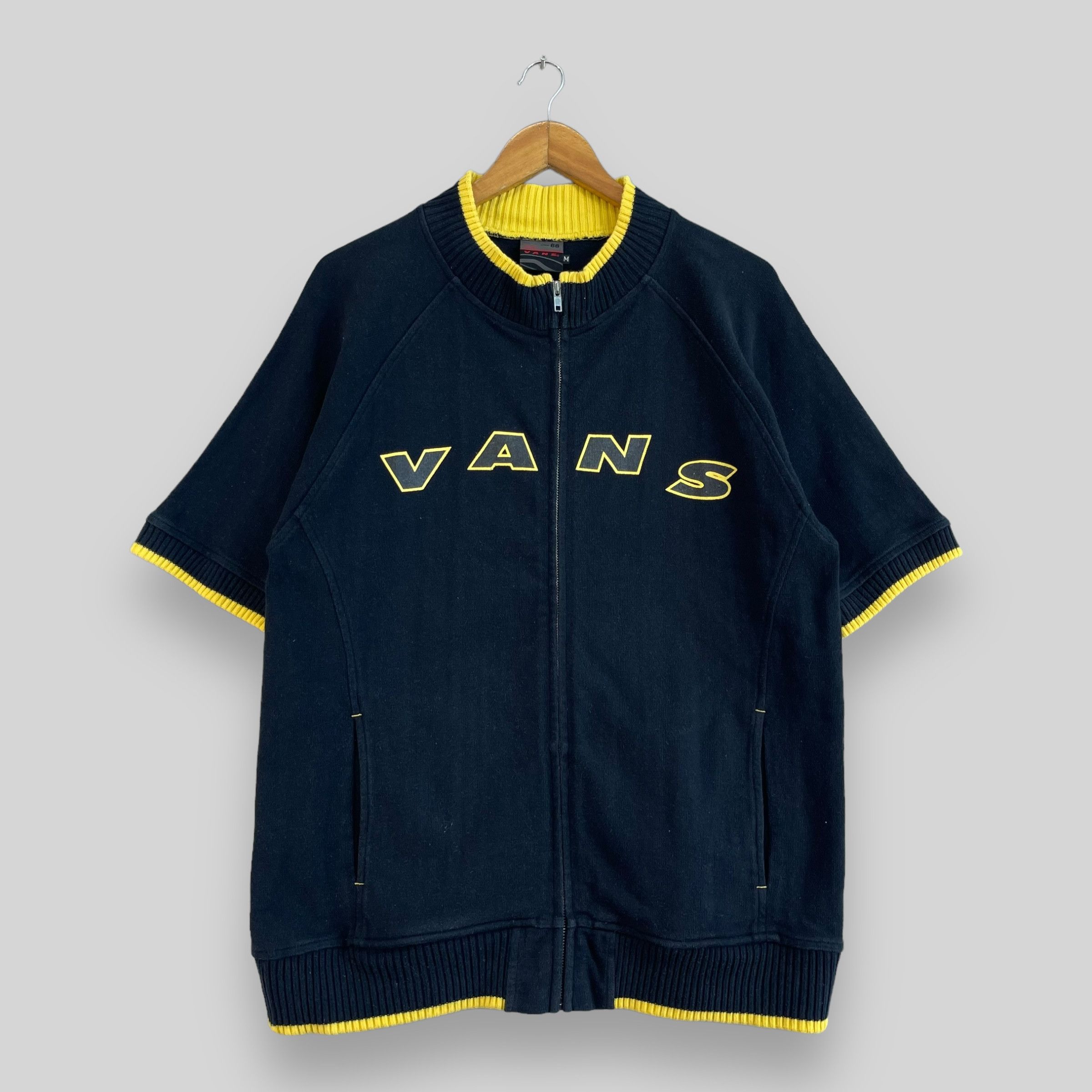Vans Vintage 90s VANS Spellout Embroidery Zipper Sweatshirt Size US M / EU 48-50 / 2 - 1 Thumbnail