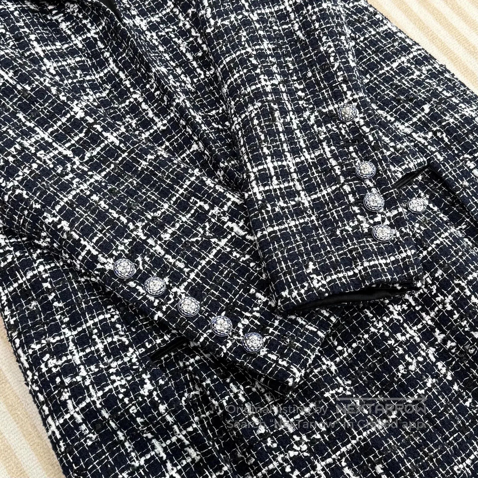 Chanel Chanel Black and White Tweed Set. Size XXS / US 00 / IT 34 - 4 Thumbnail