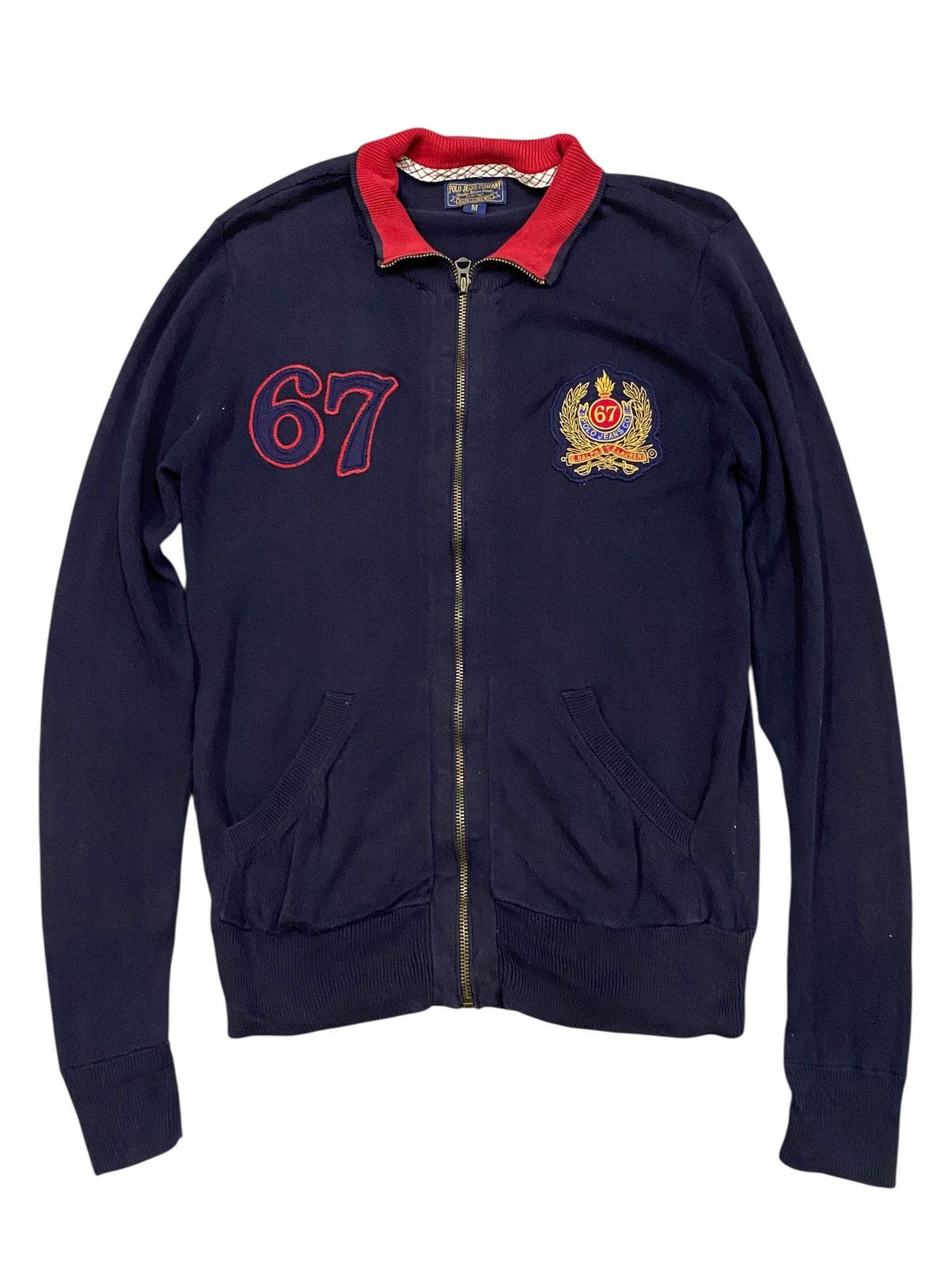 Polo Ralph Lauren Vintage Polo Jeans Co. Ralph Lauren Full Zip Cardigan Knit Size US M / EU 48-50 / 2 - 1 Thumbnail