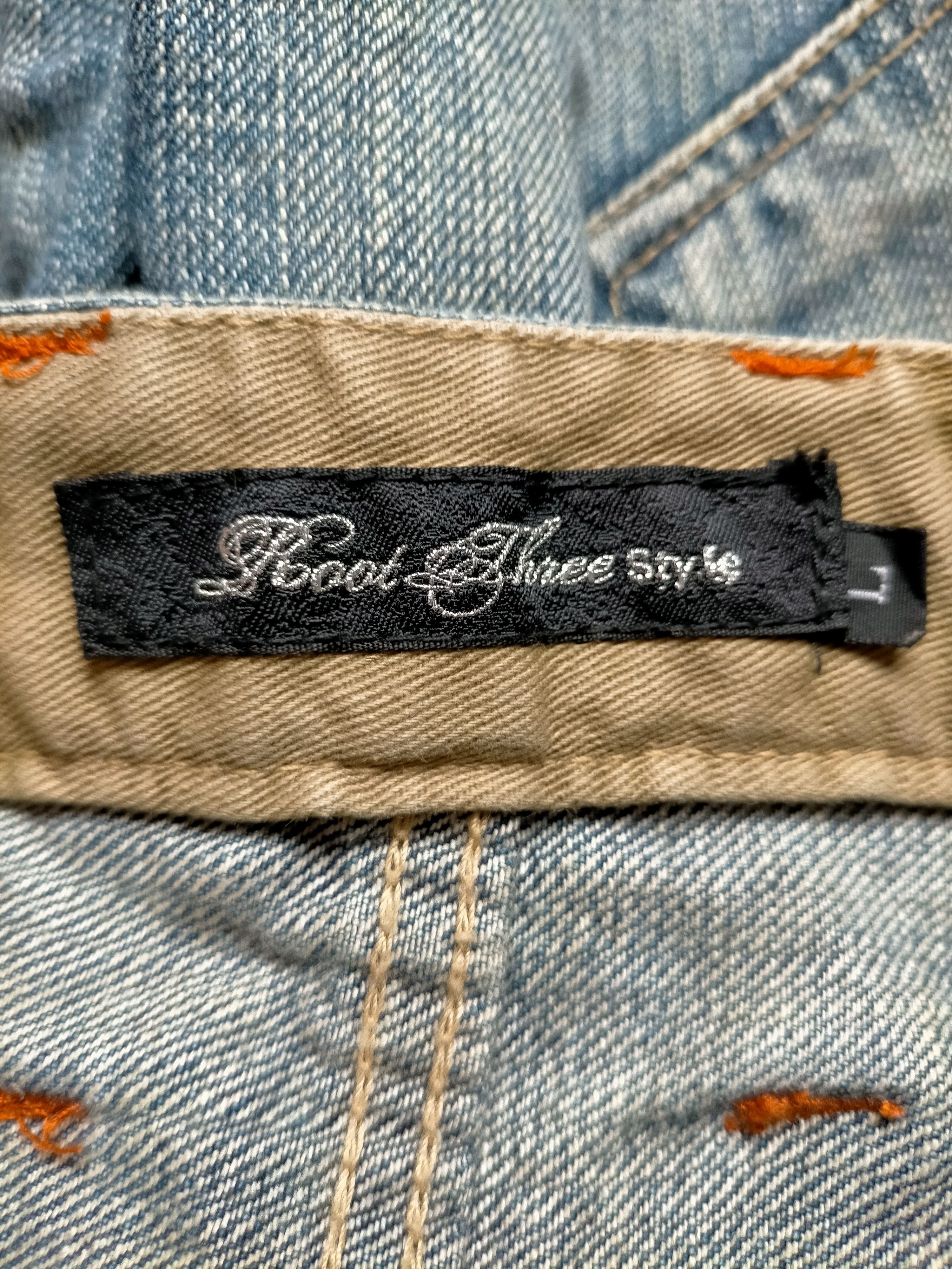 Hysteric Glamour × Japanese Brand Flare Jeans Root Three Acid Wash Painted Boot cut denim Size US 32 / EU 48 - 18 Thumbnail