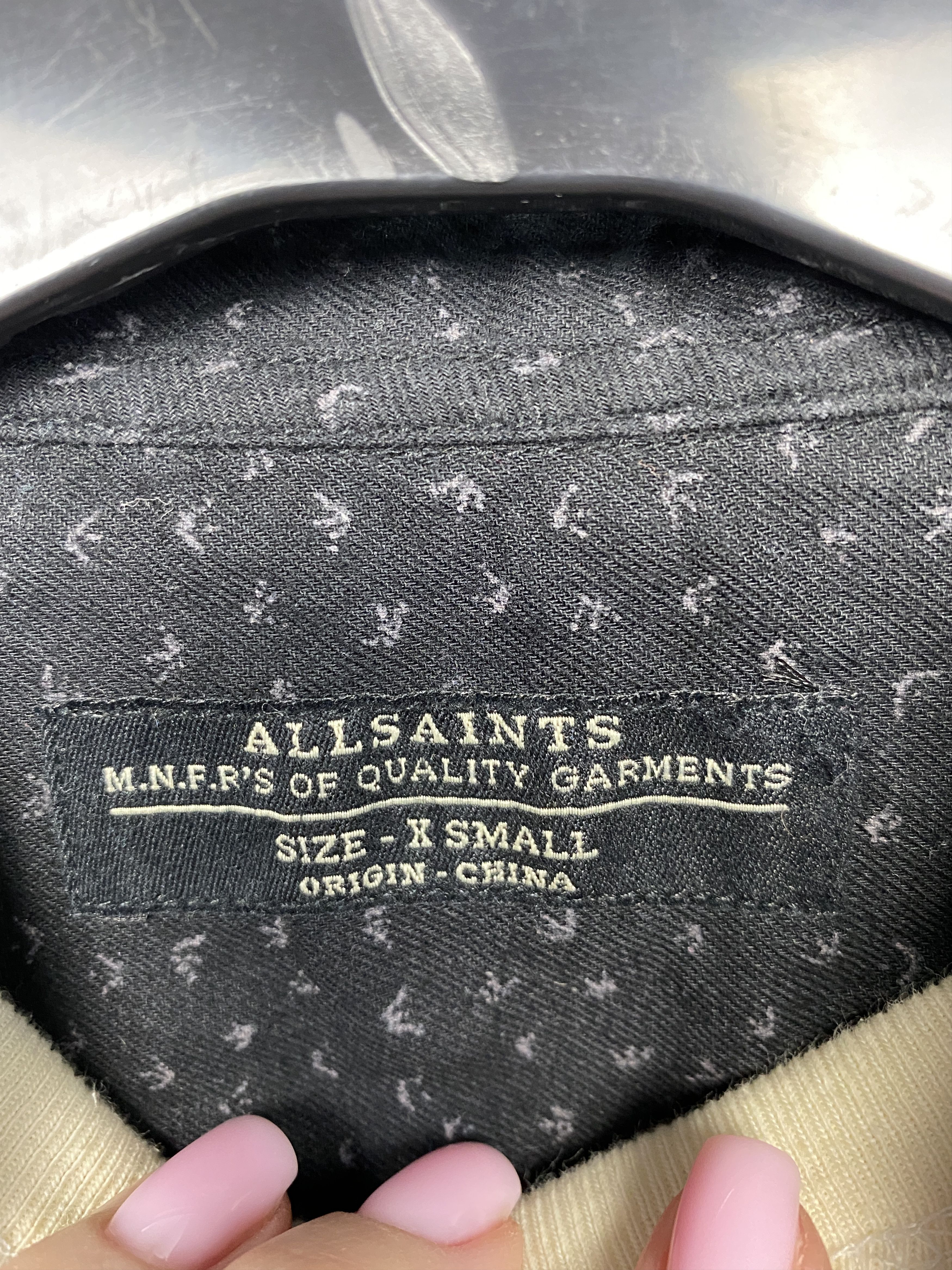 Allsaints × Flannel Allsaints Lonerock Mens Long Sleeve Shirt Size US XS / EU 42 / 0 - 3 Thumbnail