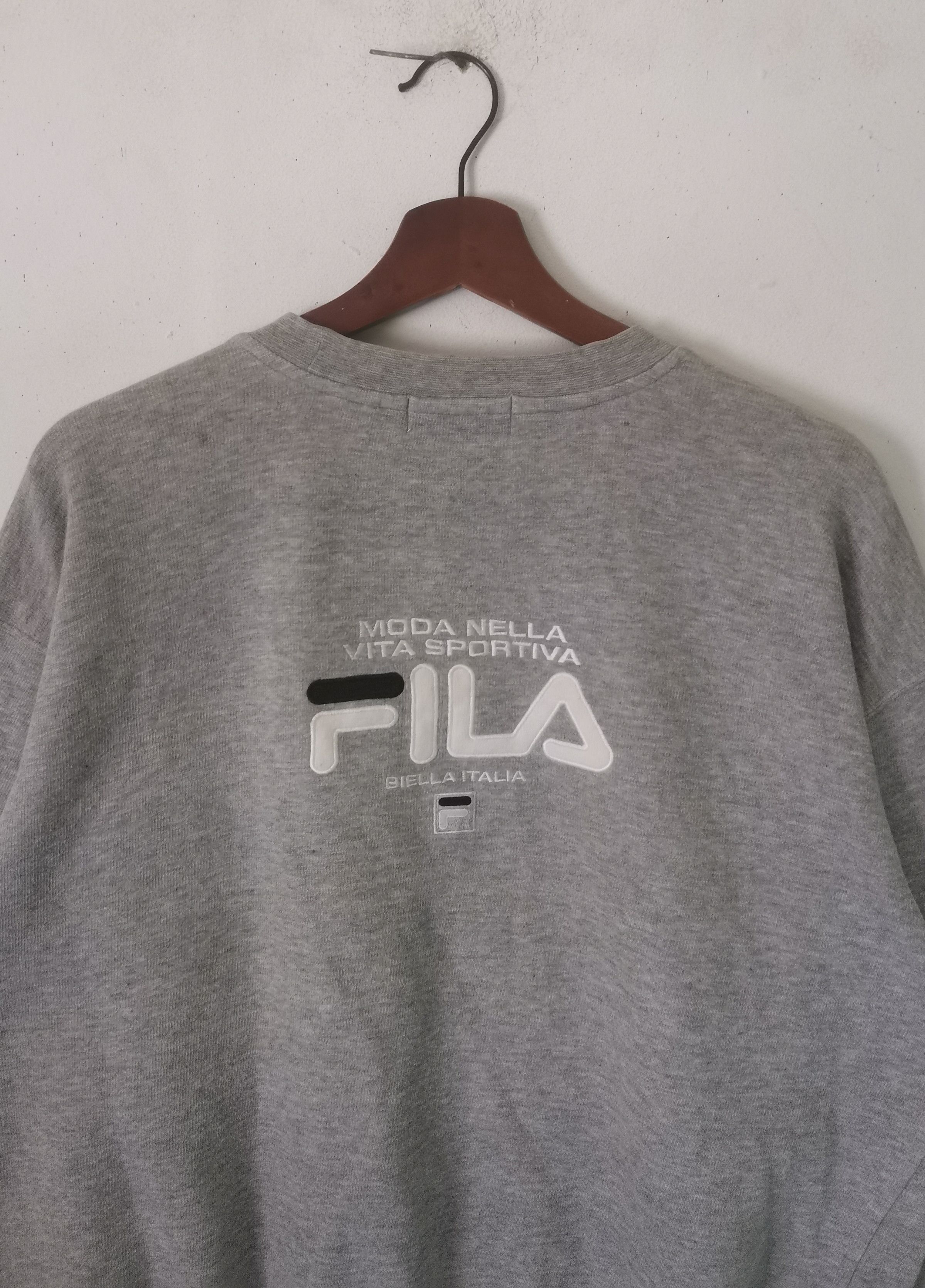 Fila Rare FILA sweatshirt grey colour Size US L / EU 52-54 / 3 - 4 Thumbnail