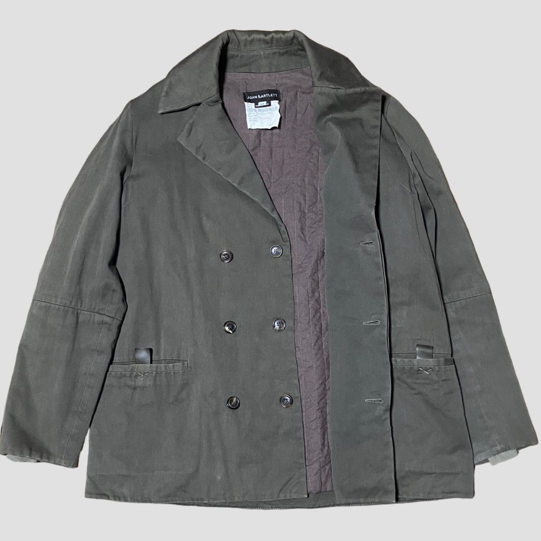 John Bartlett JOHN BARTLETT Double-Breasted Tailored Jacket riri Zip Size 42S - 3 Thumbnail