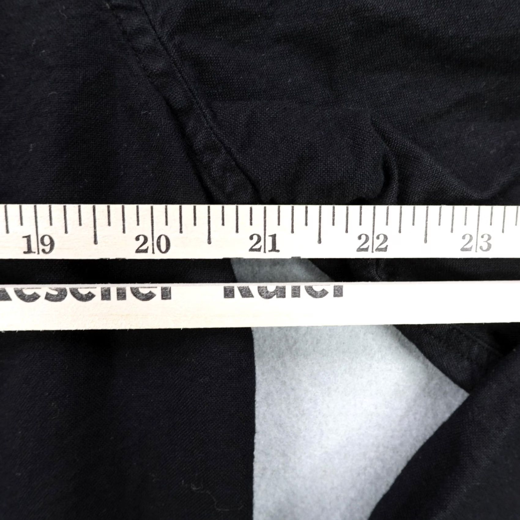 Vintage Octobre Editions Shirt Mens XL Black Button Up Long Sleeve Twill Cotton Size US XL / EU 56 / 4 - 4 Thumbnail