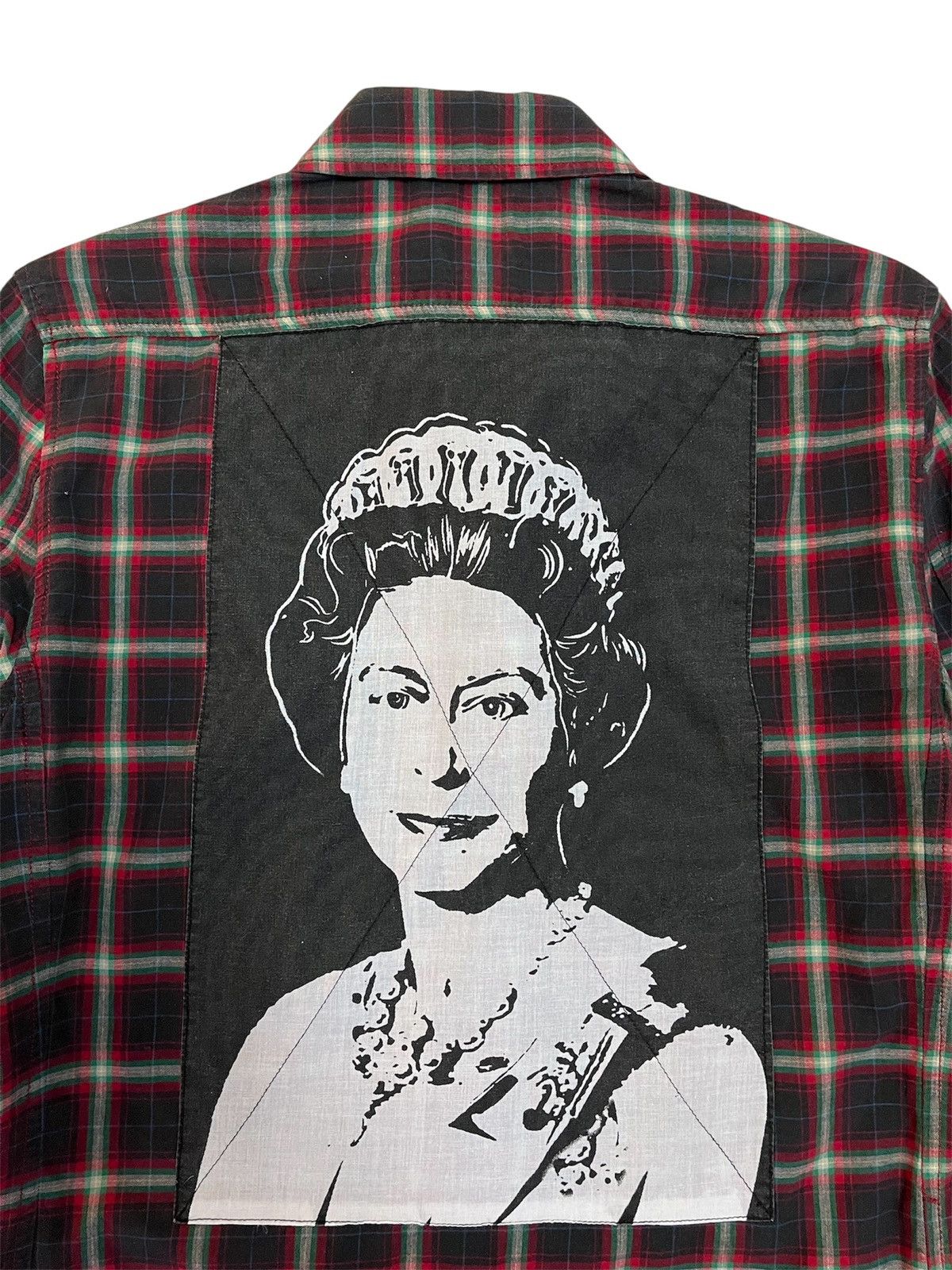 Andy Warhol Pepe Jeans x Andy Warhol Queen Patch Checkered Shirt Punk Size US M / EU 48-50 / 2 - 9 Thumbnail