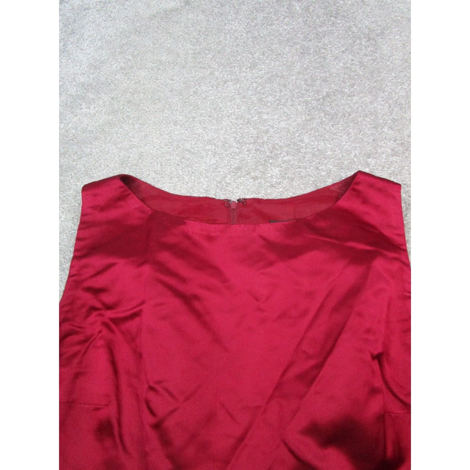 Bergdorf Goodman VINTAGE Bergdore Goodman Tank Top Women's 12 Red Silk Blend Sleeveless Casual Blouse Size XL / US 12-14 / IT 48-50 - 2 Thumbnail