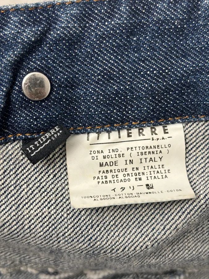 Dolce & Gabbana AW2001 Dolce & Gabbana Safety Pins Tie-Dye Distressed Denim Jacket Size XS / US 0-2 / IT 36-38 - 14 Thumbnail