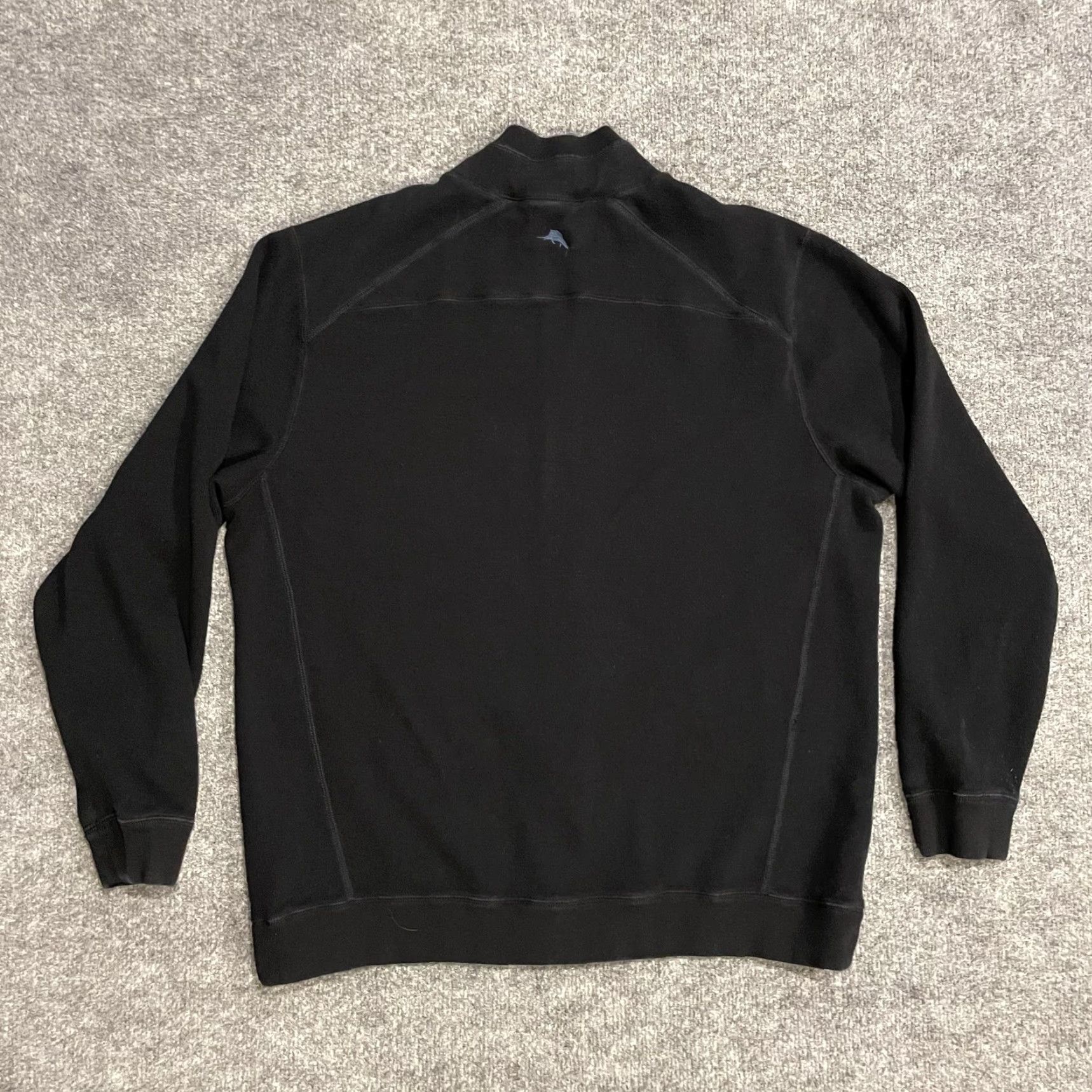 Tommy Bahama Tommy Bahama Jacket Mens Large Black Blue Reversible Knit Fullzip Size US L / EU 52-54 / 3 - 3 Thumbnail