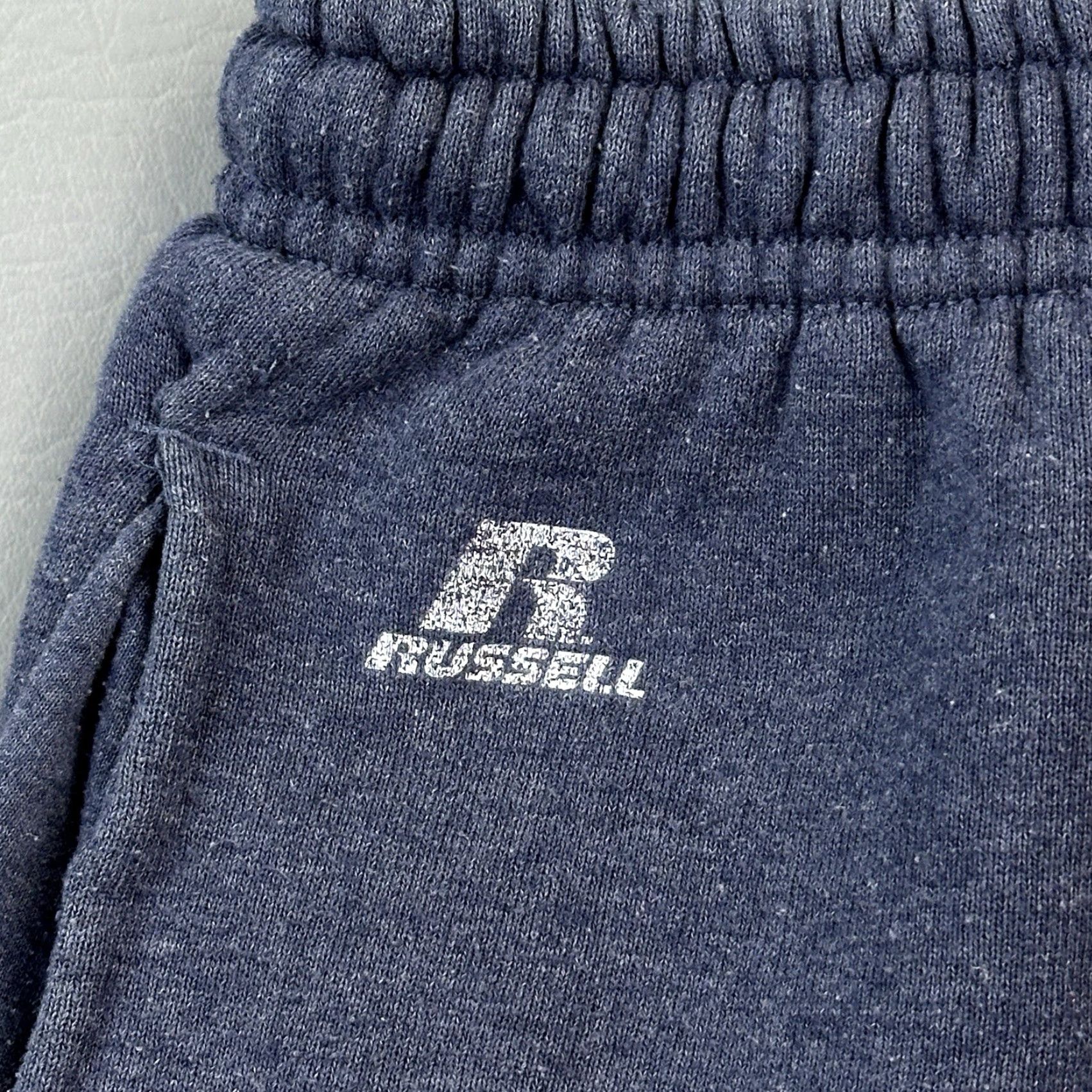 Russell Athletic VINTAGE Russell Athletic Pants Mens M Blue Jogger Sweatpants Activewear 90s Logo Retro USA Size US 31 - 6 Thumbnail