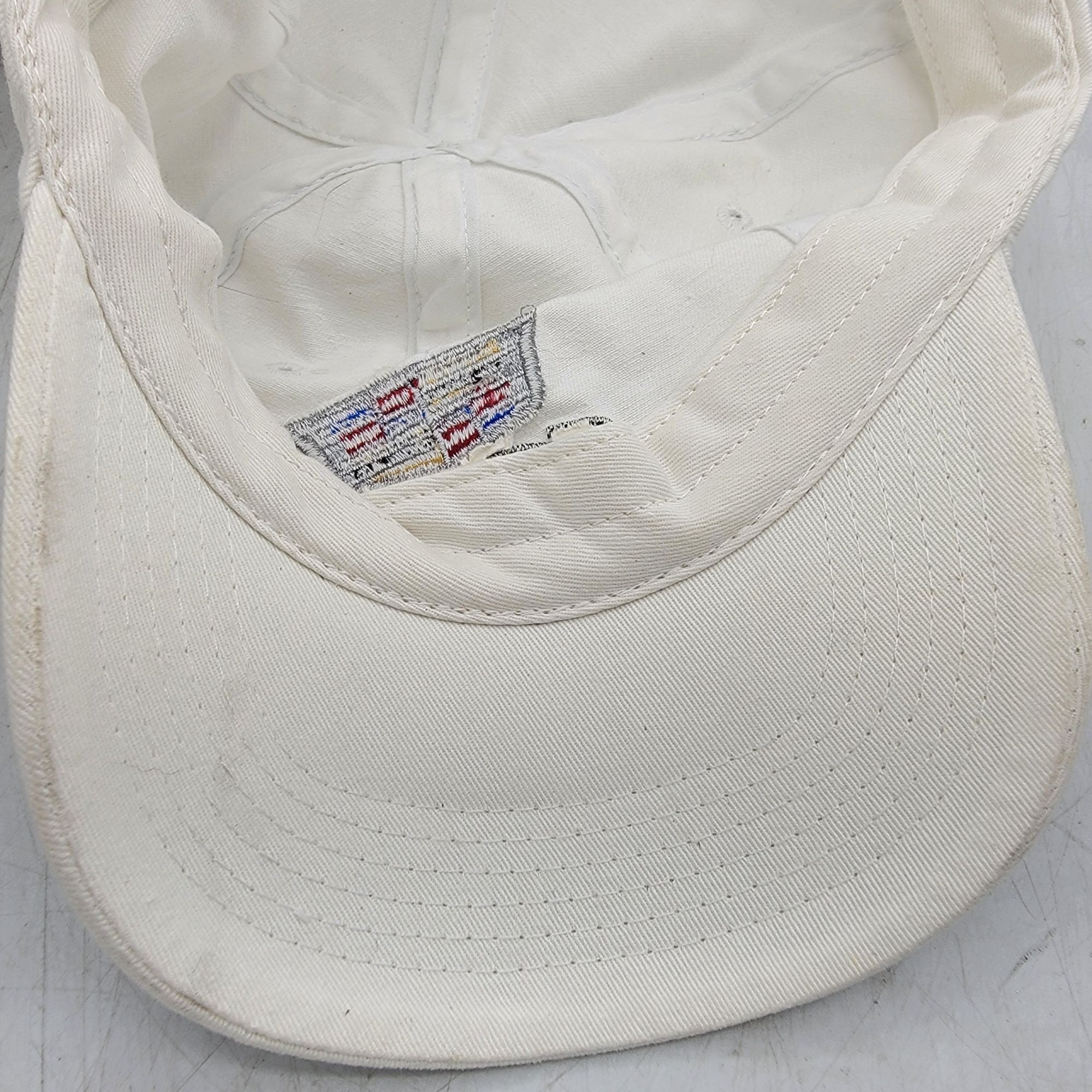 Other Cadillac Logo Cap By Quake City Caps White Hat Cap Adults Ca Size ONE SIZE - 9 Thumbnail