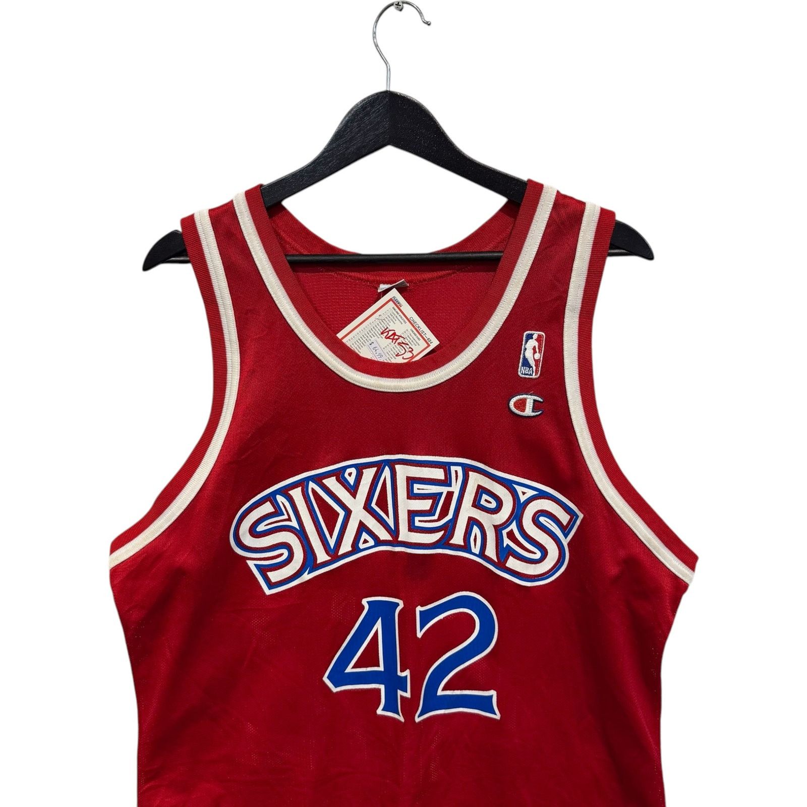 Vintage Vintage Philadelphia 76ers Jerry Stackhouse 42 NBA Jersey L Size US L / EU 52-54 / 3 - 2 Thumbnail