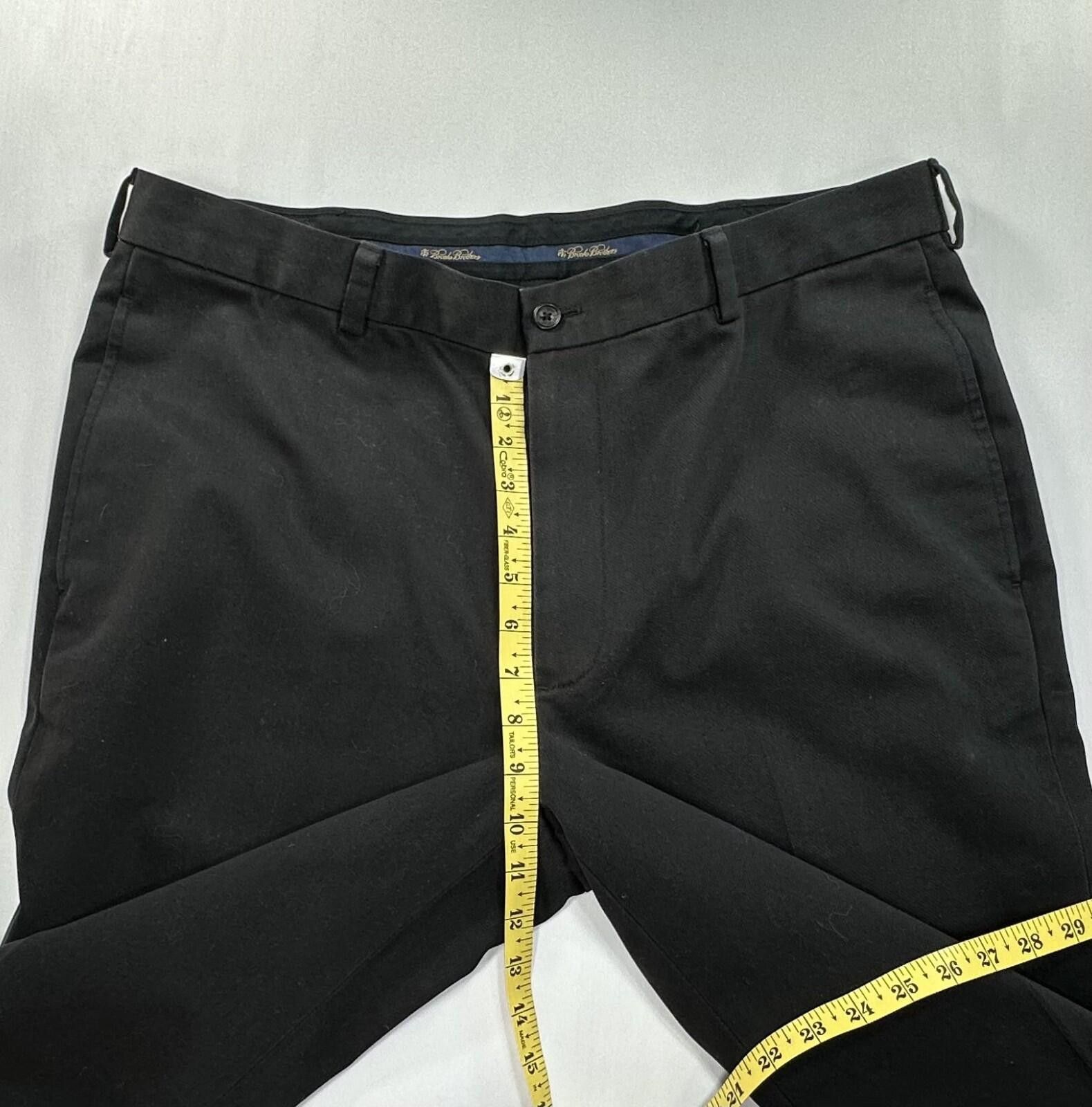 Brooks Brothers Brooks Bros Advantage Clark Cotton Chinos Black Mens 37/30 Size US 37 - 4 Thumbnail