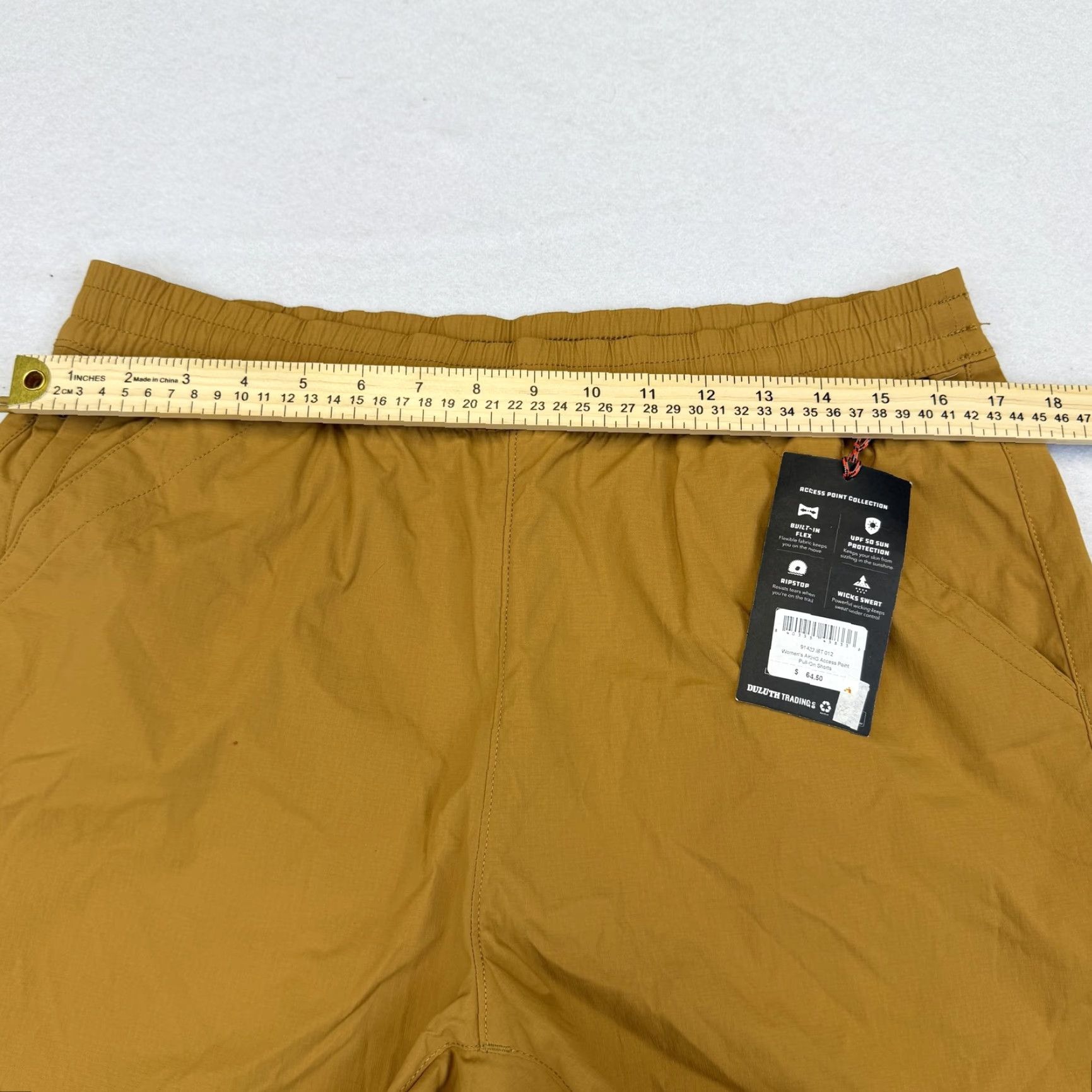 Duluth Trading Company Duluth Trading AKHG Shorts Womens 12 Brown Access Point Pull-On Utility Hiking Size 34" / US 12 / IT 48 - 3 Thumbnail