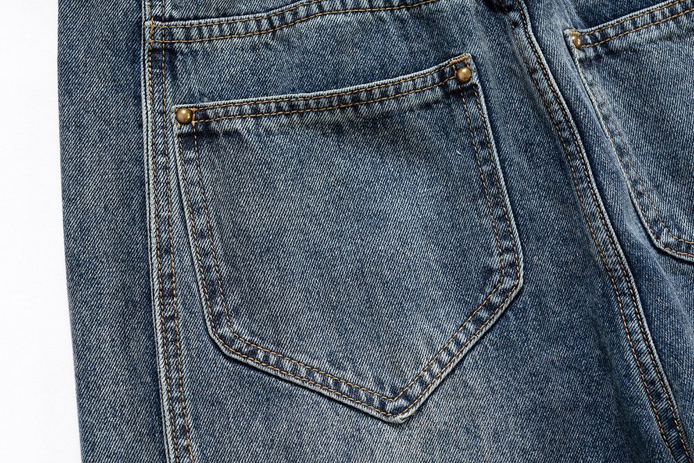 Jean × Vintage 90s Vintage Design Y2K Touch Twisted Jeans Size US 34 / EU 50 - 7 Thumbnail