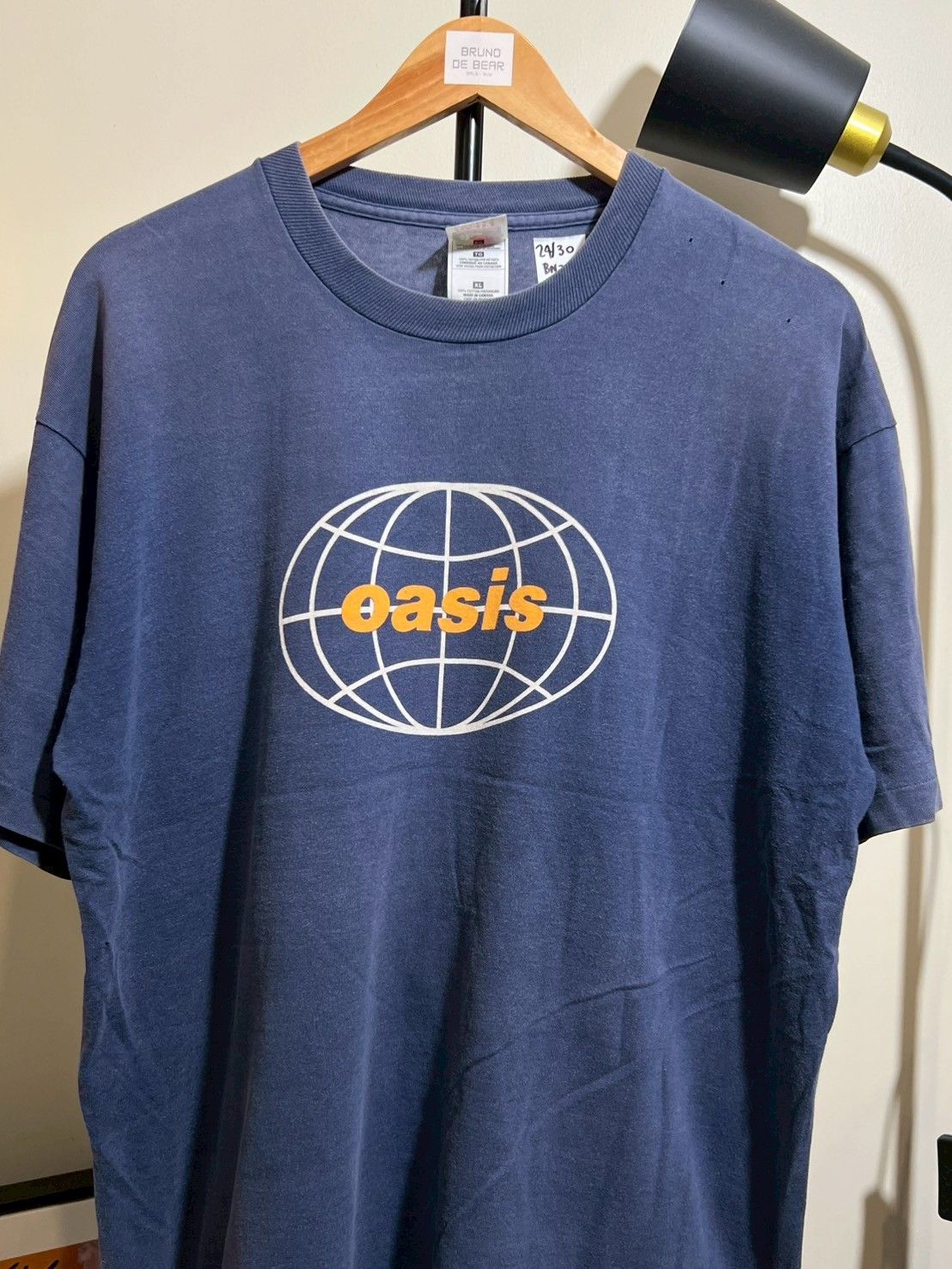 Band Tees × Vintage Vintage 1998's Oasis All Around The World USA Canada bnz02 Size US XL / EU 56 / 4 - 4 Thumbnail