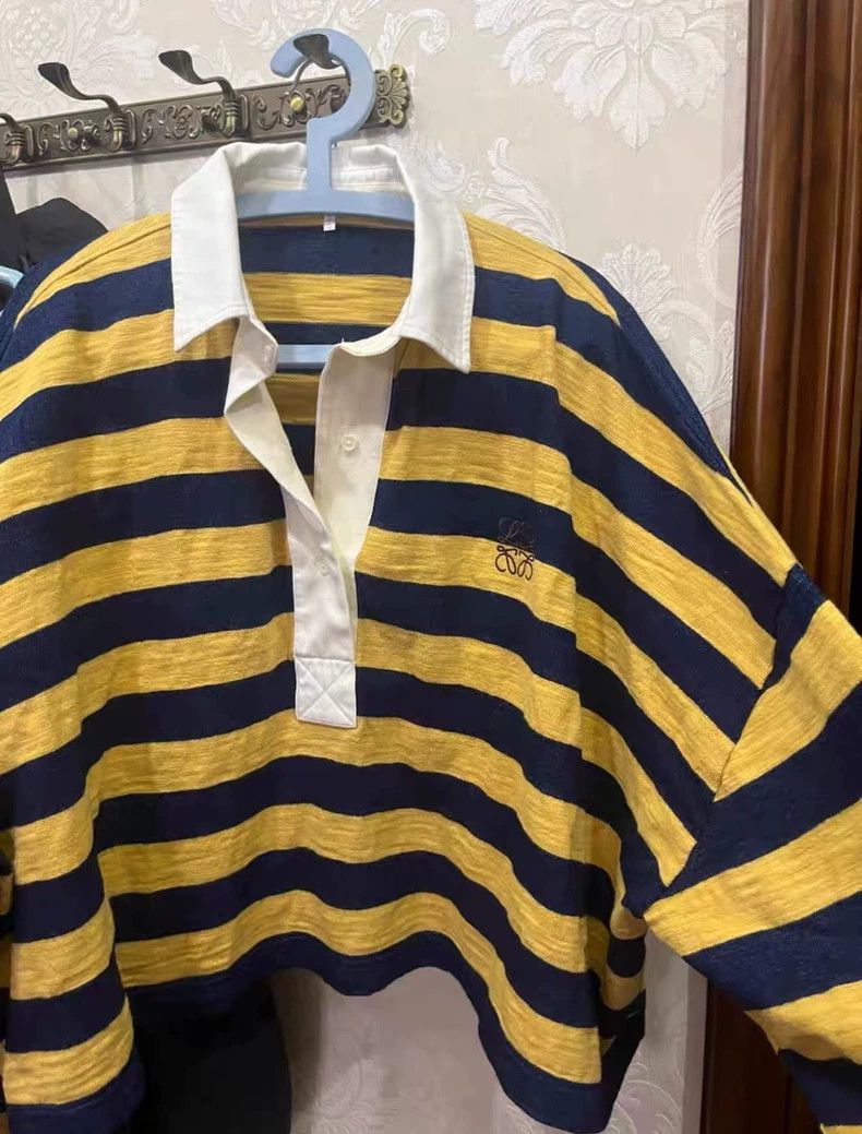 Loewe LOEWE Striped polo shirt Size L / US 10 / IT 46 - 1 Thumbnail
