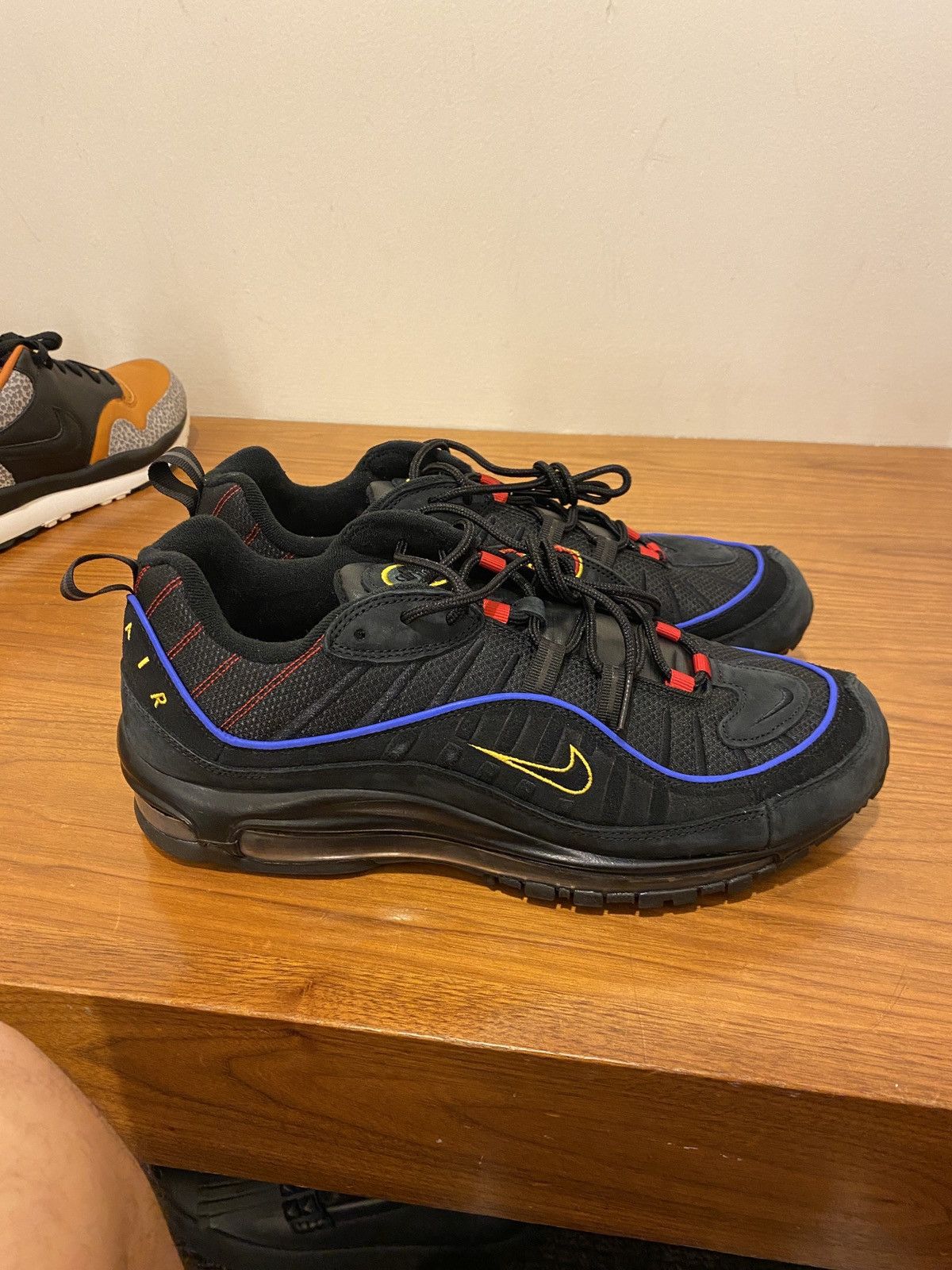 image of Nike Air Max 98 ‘Black Amarillo’ 11.5 Shoes, Men's
