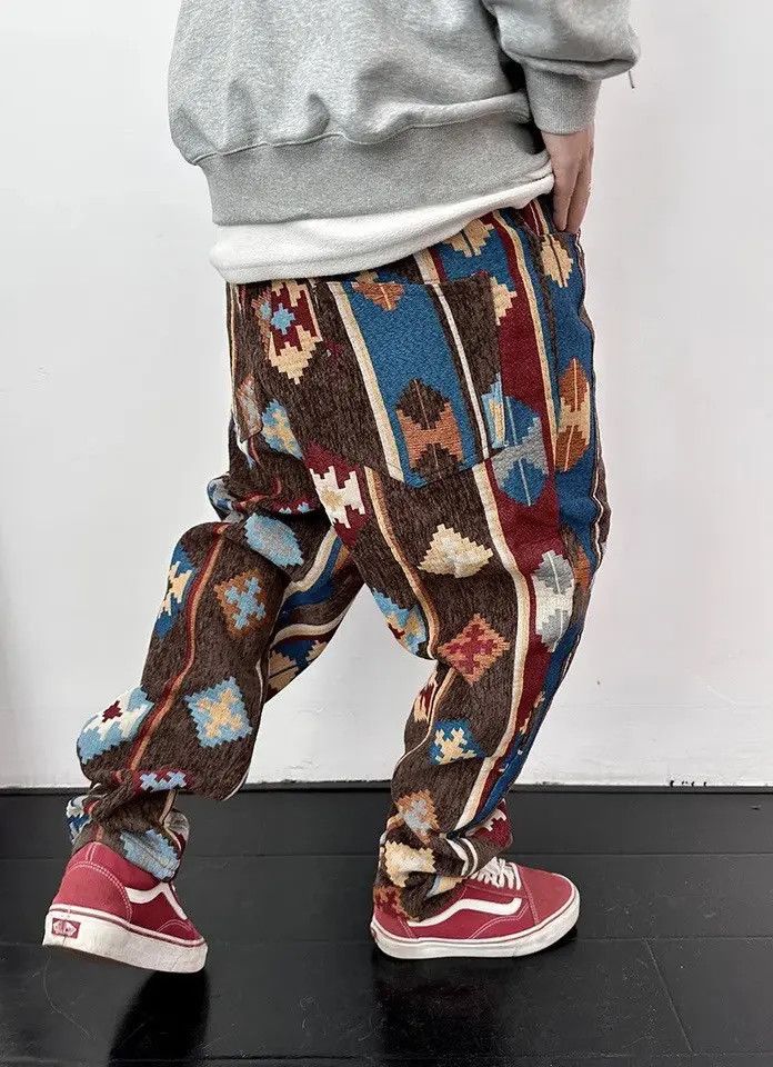 Japanese Brand Retro y2k bohemian hippie pants hip hop Size US 32 / EU 48 - 3 Thumbnail