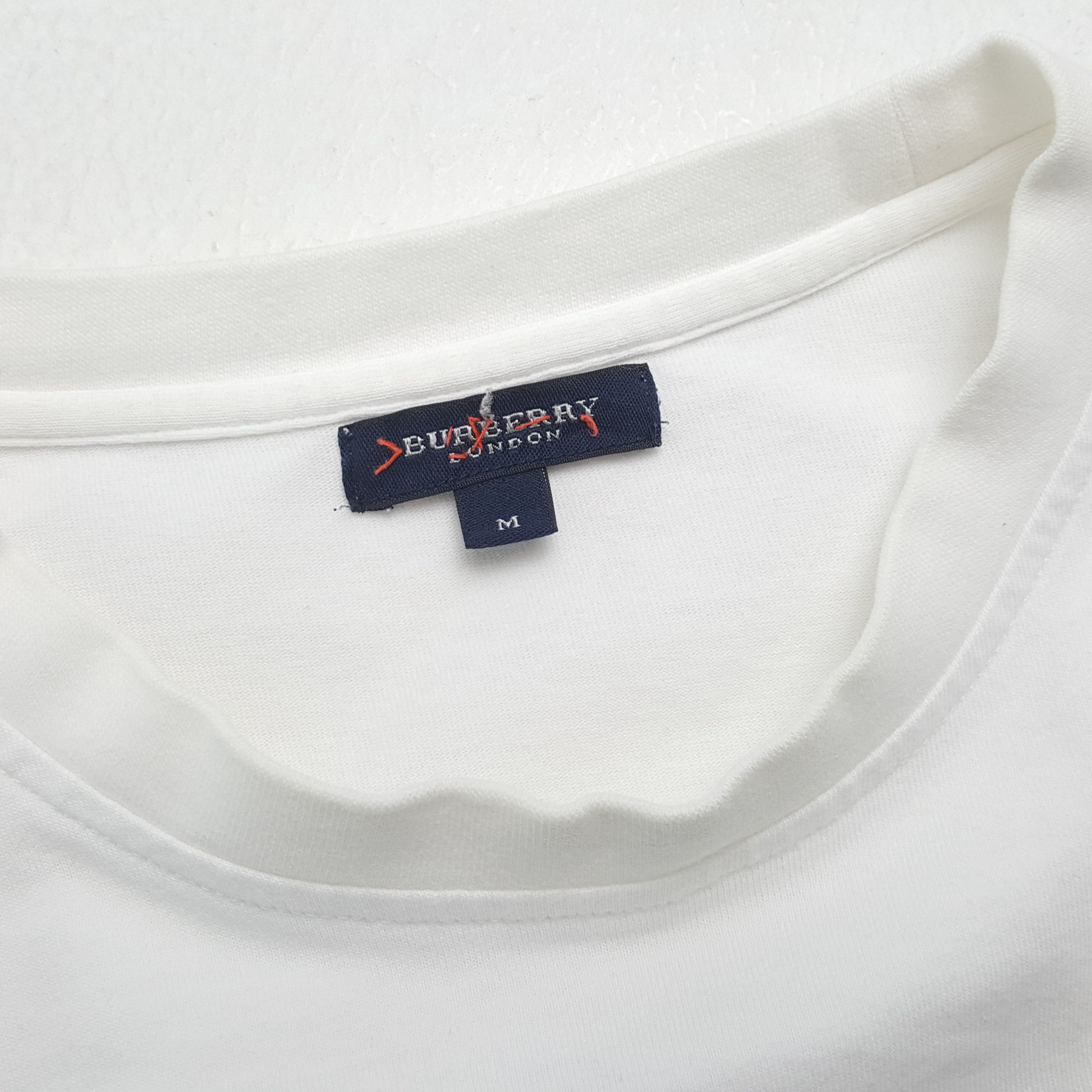 Burberry × Vintage BURBERRY LONDON Nova Check Pocket Tshirt Size US M / EU 48-50 / 2 - 8 Thumbnail
