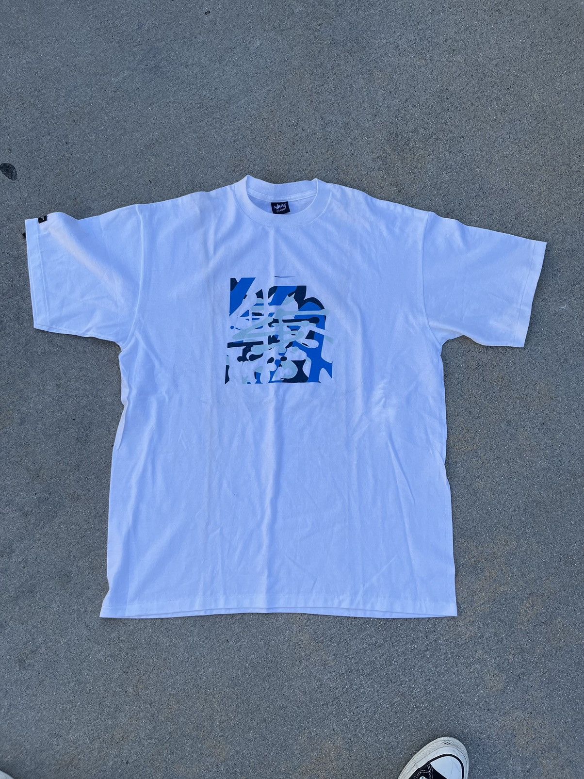 image of Stussy 90's Vintage Sf T Shirt in White, Men's (Size XL)