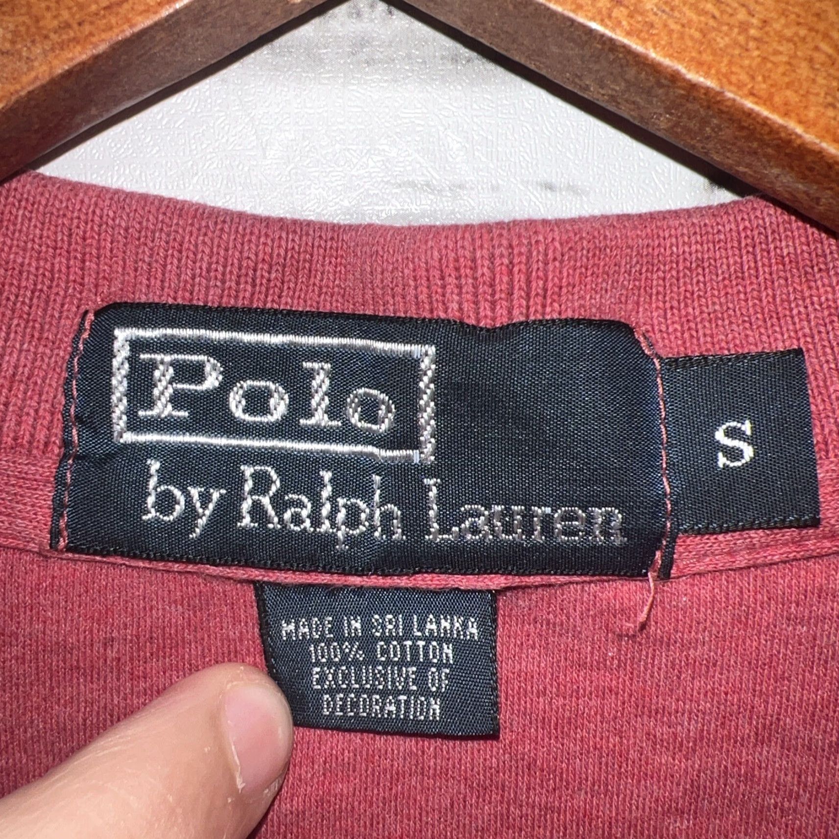Polo Ralph Lauren Polo Ralph Lauren Red Polo Shirt Mens Size S Size US S / EU 44-46 / 1 - 3 Thumbnail
