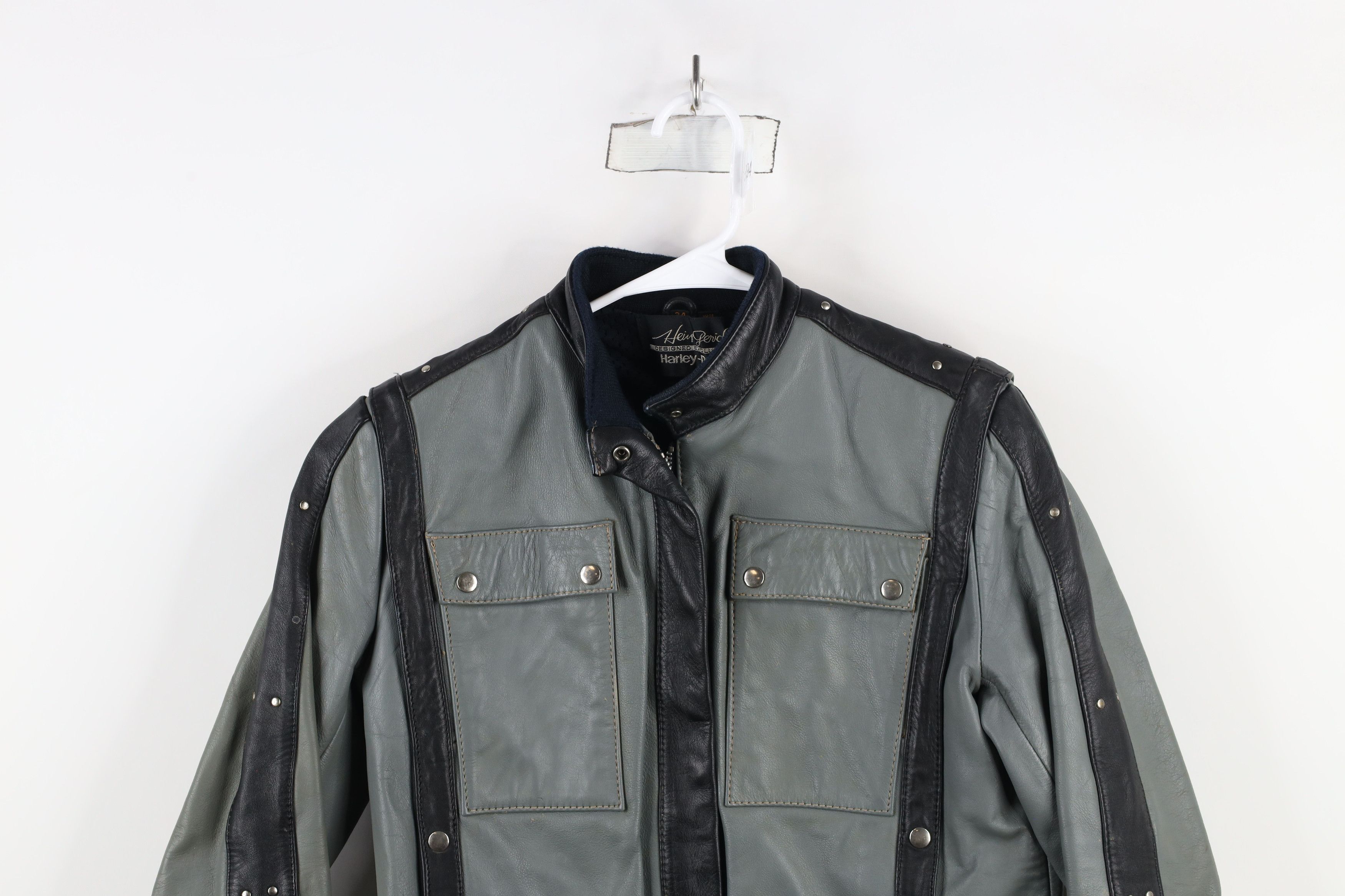 Harley Davidson × Vintage Vtg 70s 80s Hein Gericke x Harley Davidson Racer Jacket Size XXS / US 00 / IT 34 - 2 Thumbnail