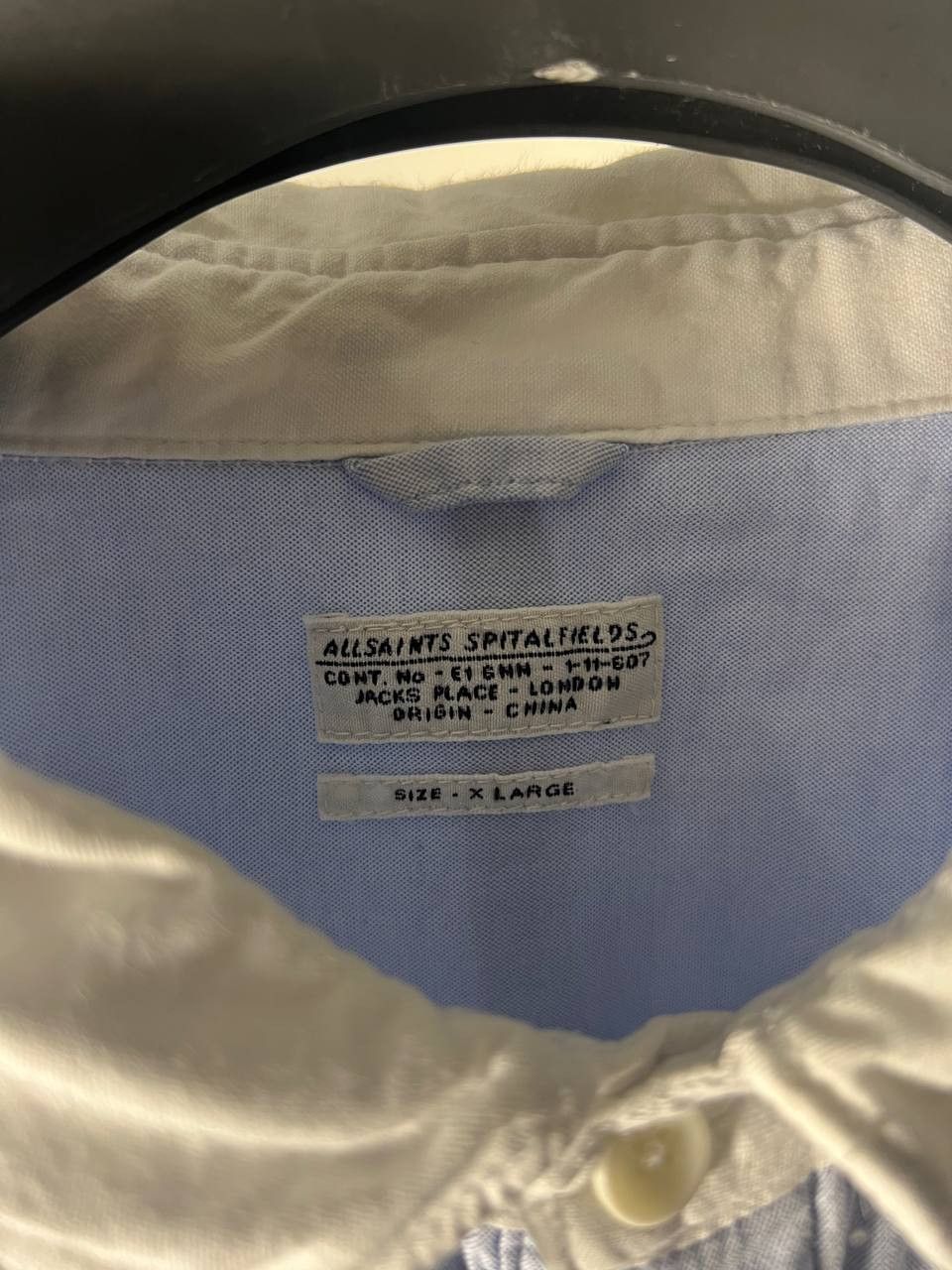 Allsaints VINTAGE ALLSAINTS SPITALFIELDS CLASSIC DESIGNER CASUAL SHIRT Size US XL / EU 56 / 4 - 4 Thumbnail