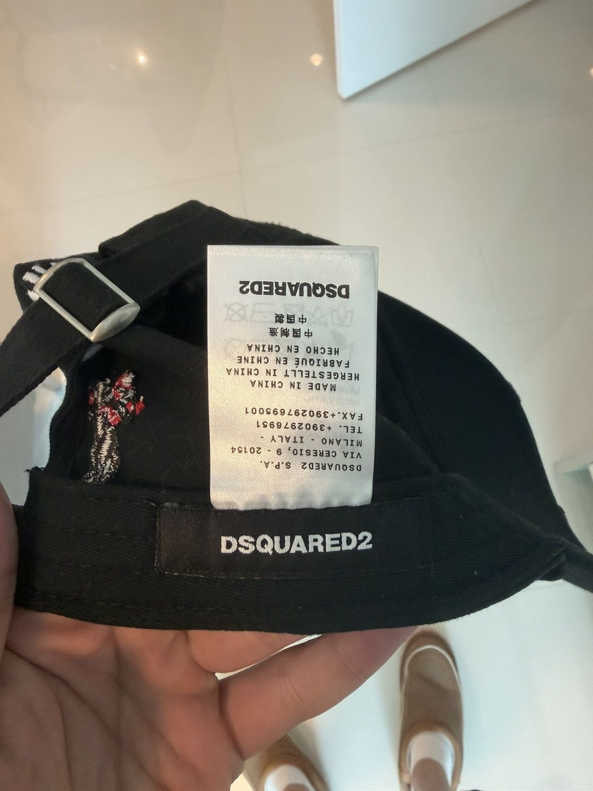 Dsquared2 DSquared2 “Cowboy” Black Cap Size ONE SIZE - 7 Thumbnail