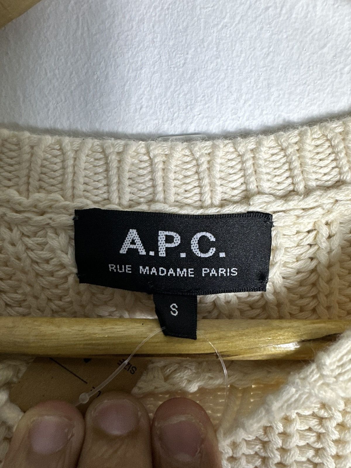 A.P.C. A.P.C Patch Military Knitwear Size US S / EU 44-46 / 1 - 8 Thumbnail