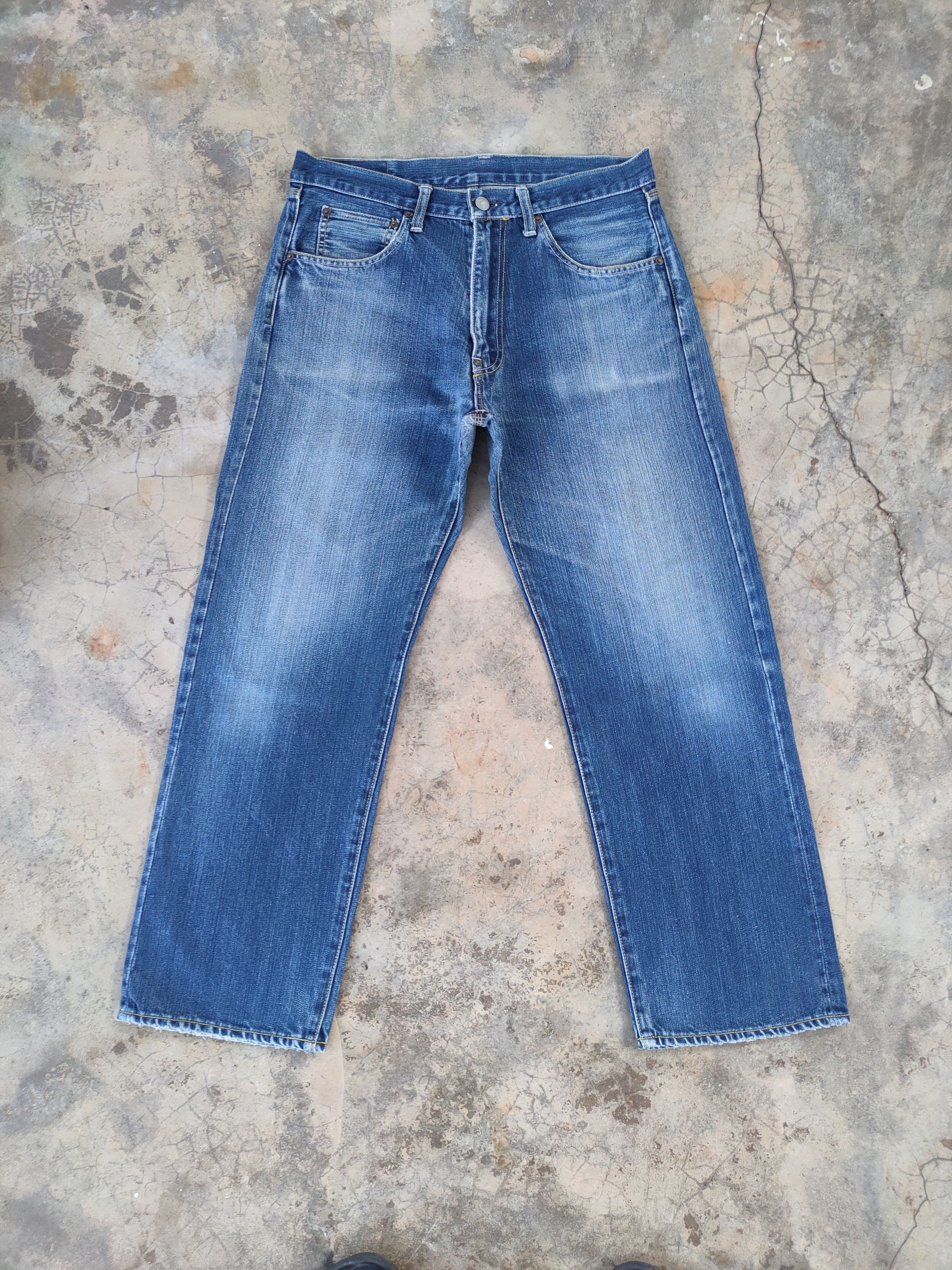 Japanese Brand W33 VINTAGE MAVEN FADED JEANS DENIM PANTS Size US 33 - 2 Thumbnail