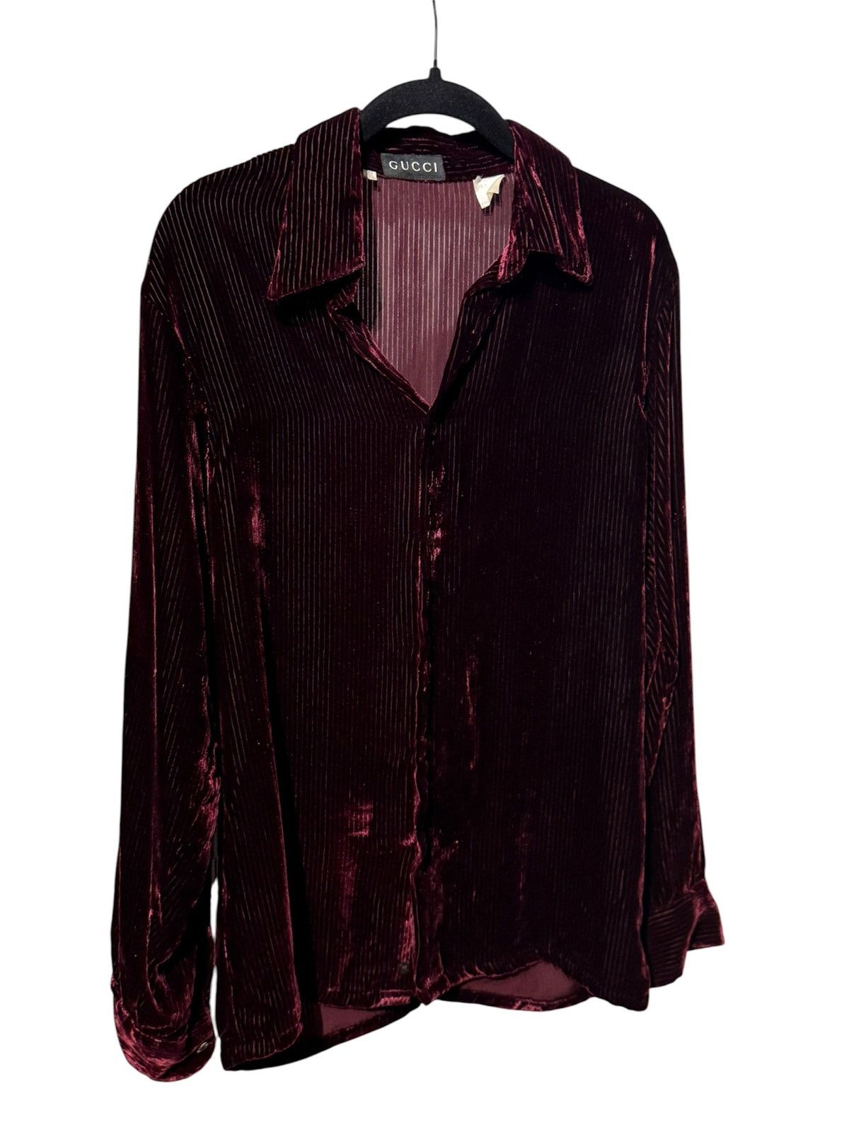 Gucci × Tom Ford Gucci x Tom Ford SS03 Embroidered Silk Shirt