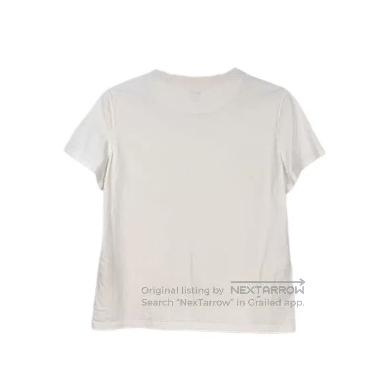 Hermes Hermes White Embroidered Chest Pocket Short Sleeve Size M / US 6-8 / IT 42-44 - 2 Thumbnail