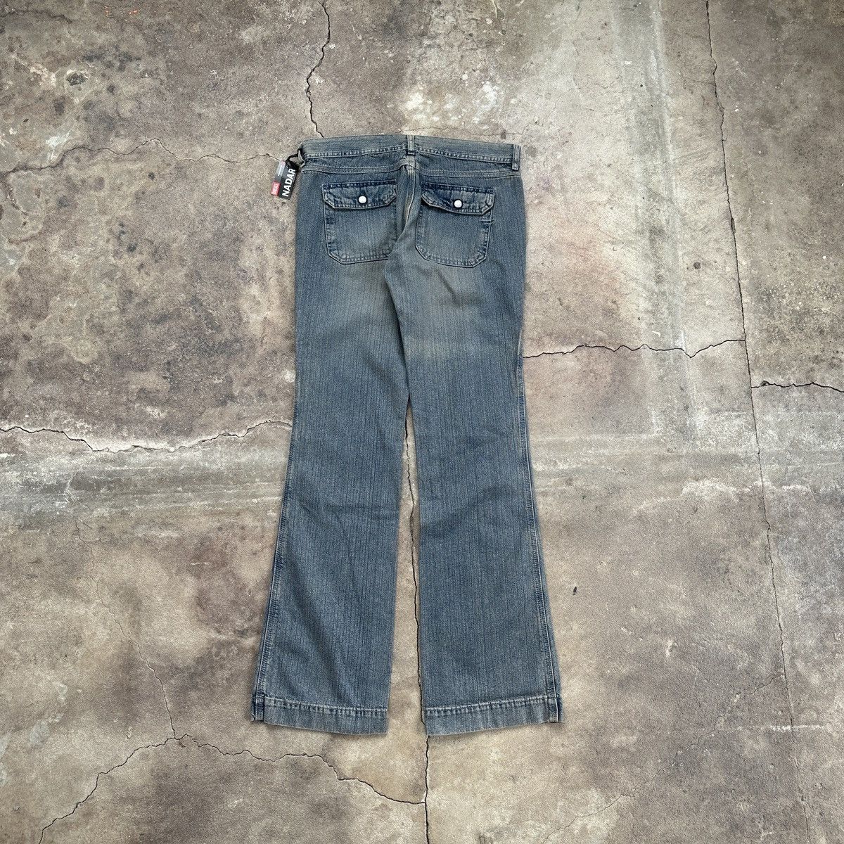 Diesel × Vintage Vintage Y2K Diesel Nadar Low Rise Flared Denim Size 29" - 2 Thumbnail