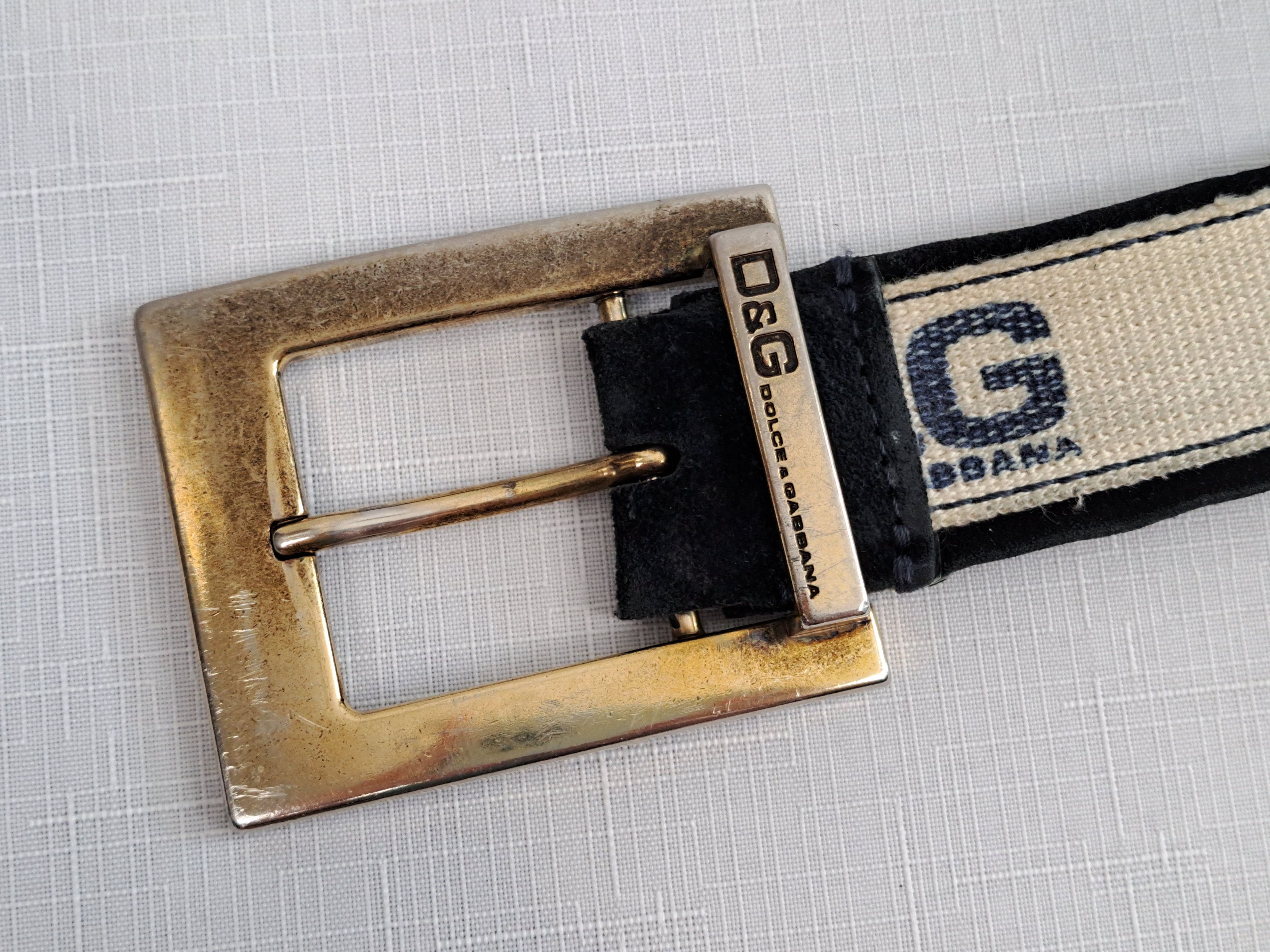 Dolce & Gabbana × Vintage Vintage Dolce&Gabbana textile/leather belt. Size 105 Size ONE SIZE - 9 Thumbnail
