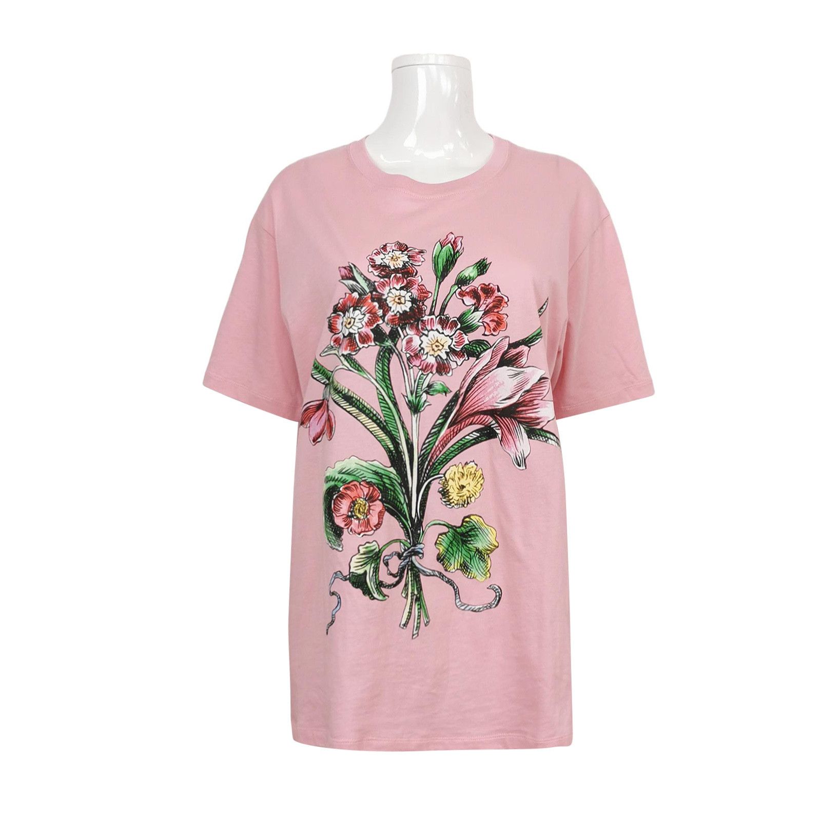 Gucci Gucci Floral Print T-Shirt Size S Size US S / EU 44-46 / 1 - 1 Thumbnail