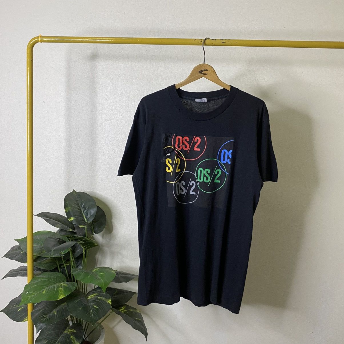 Vintage 1980s OS/2 Computer System By Microsoft IBM Tech Tee Promo Size US L / EU 52-54 / 3 - 1 Thumbnail